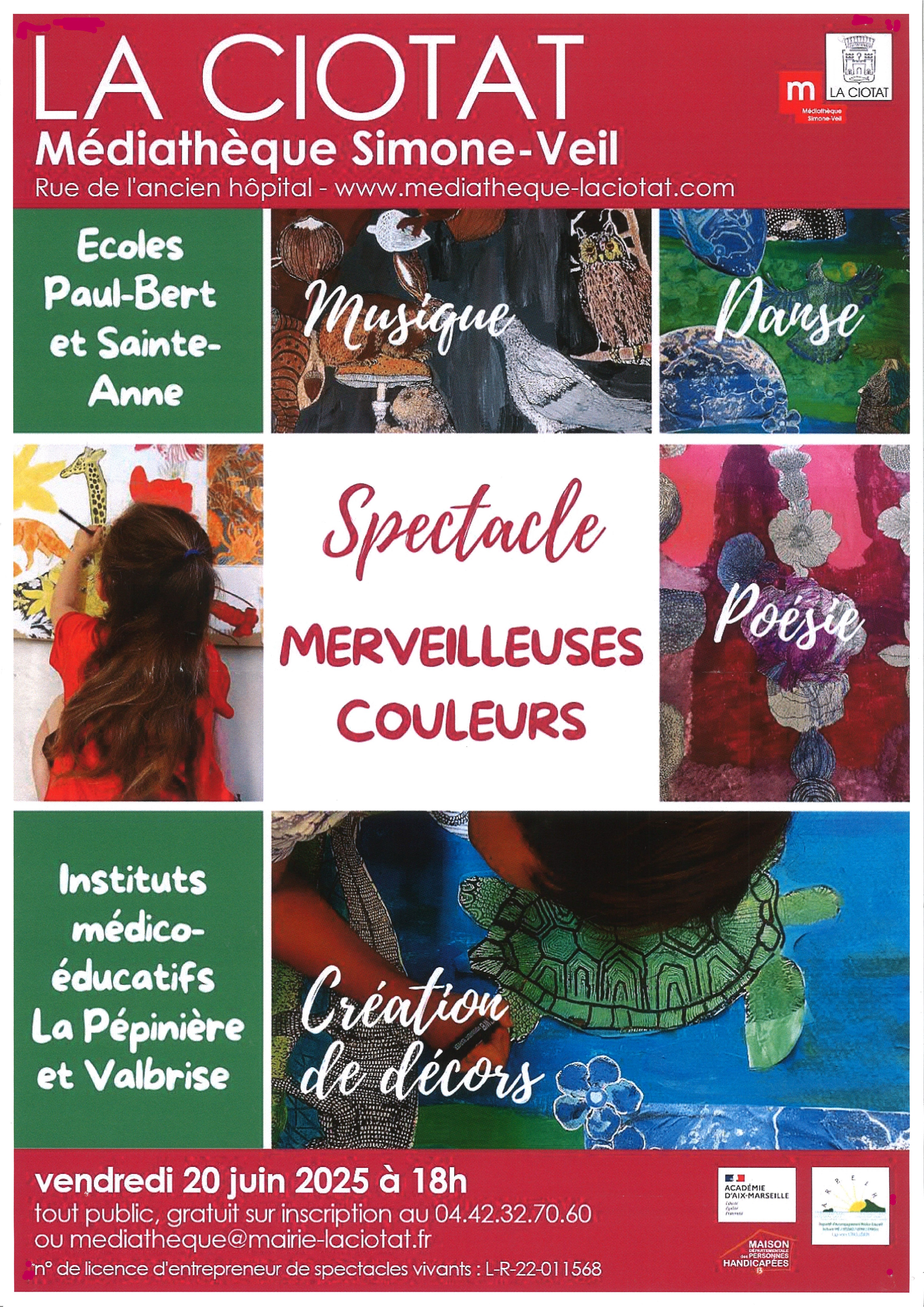 Spectacle Merveilleuses Couleurs