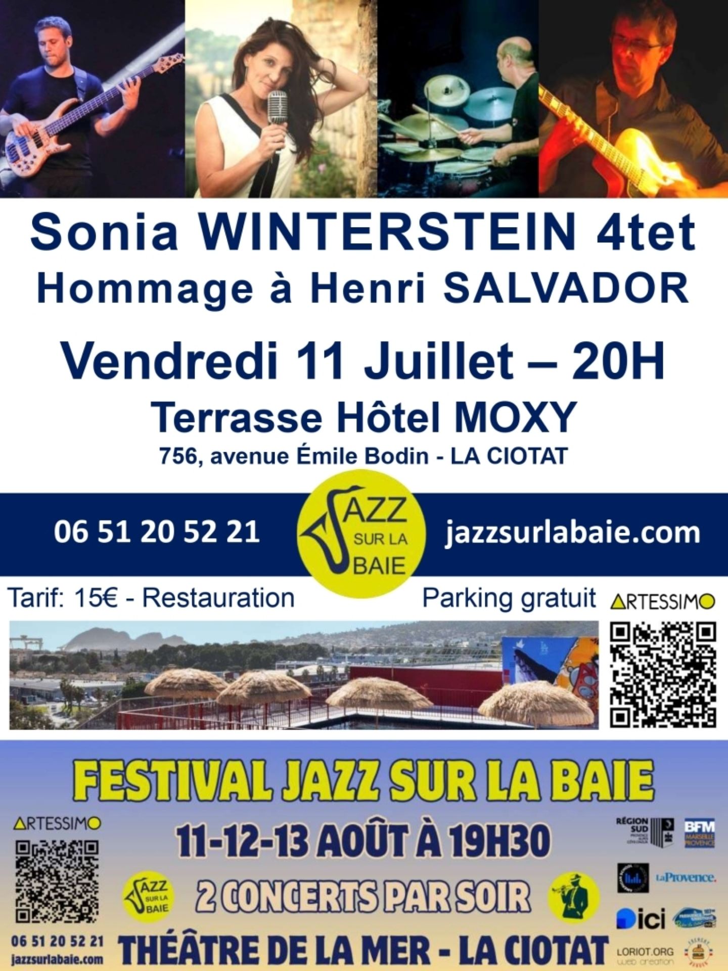 Concert Sonia Winterstein Quartet - Hommage  Henri Salvador
