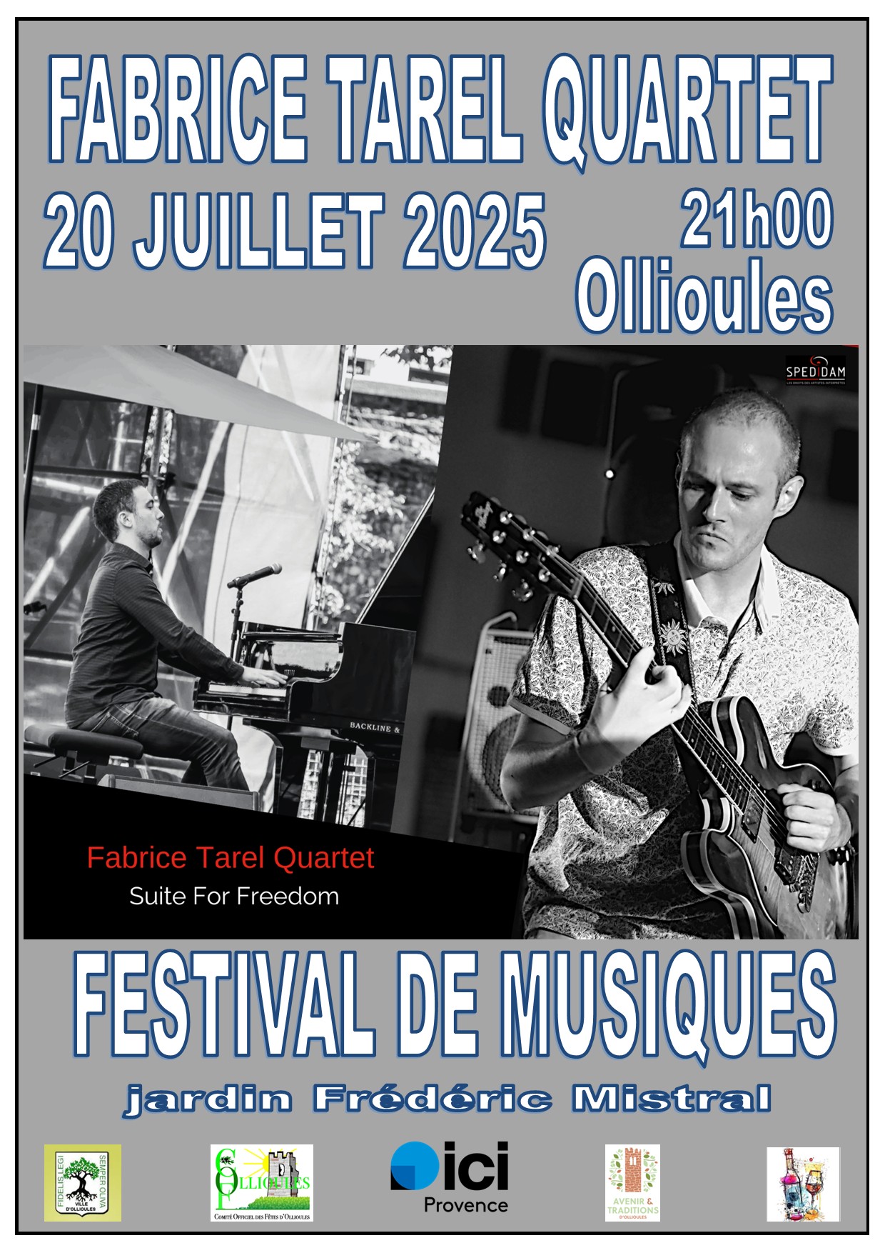 Festival de Musiques : Fabrice Tarel Quartet