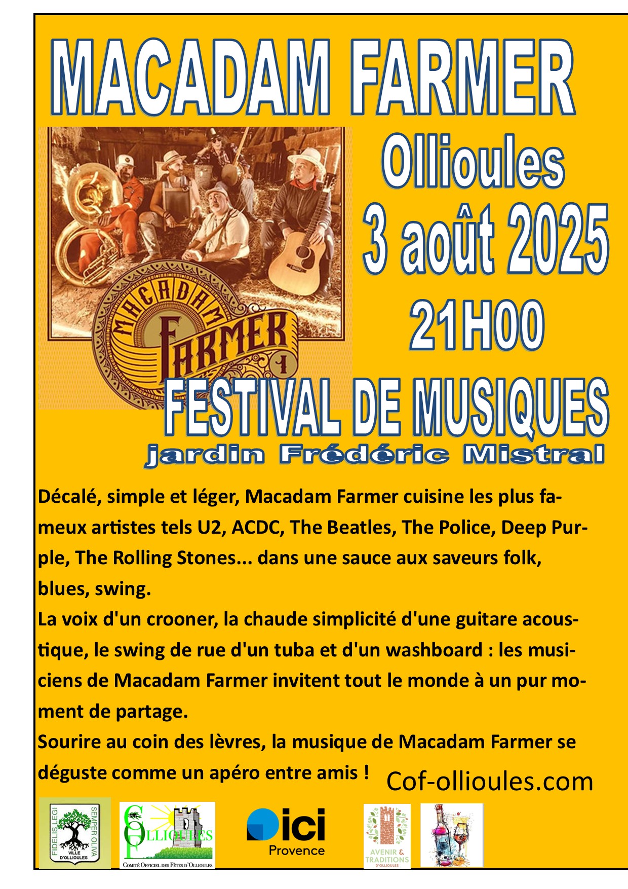 Festival de Musiques : Macadam Farmer