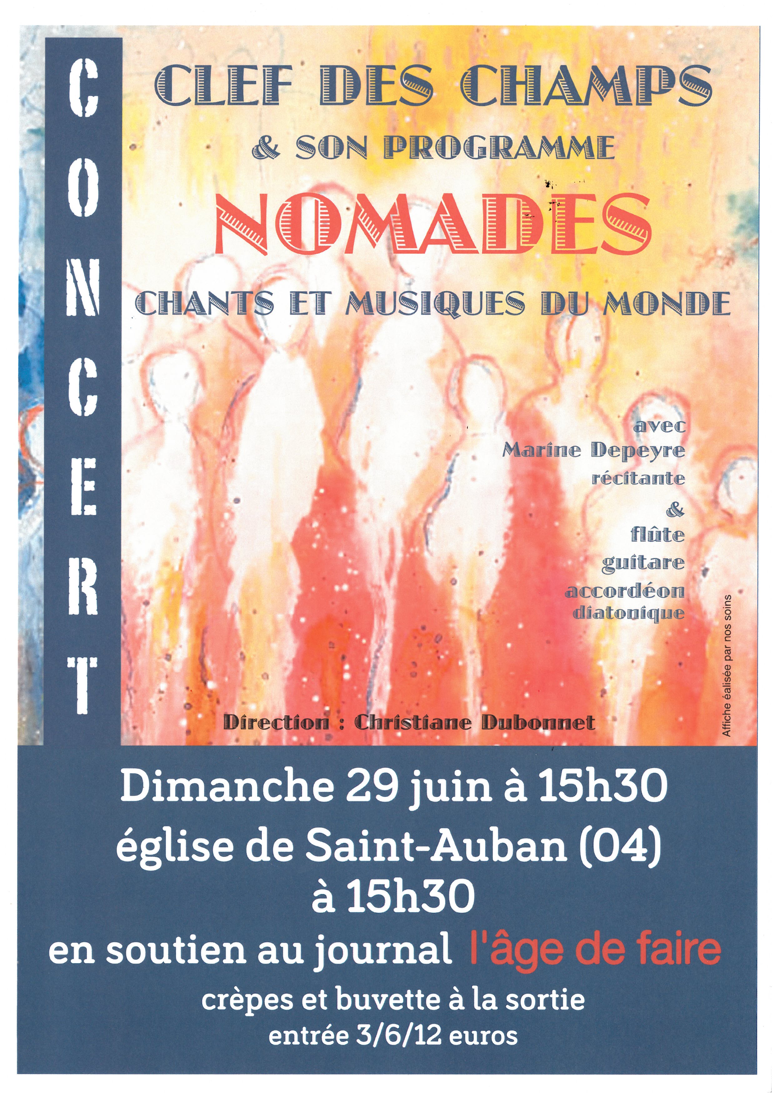 Concert : Nomades, chants et musiques du monde