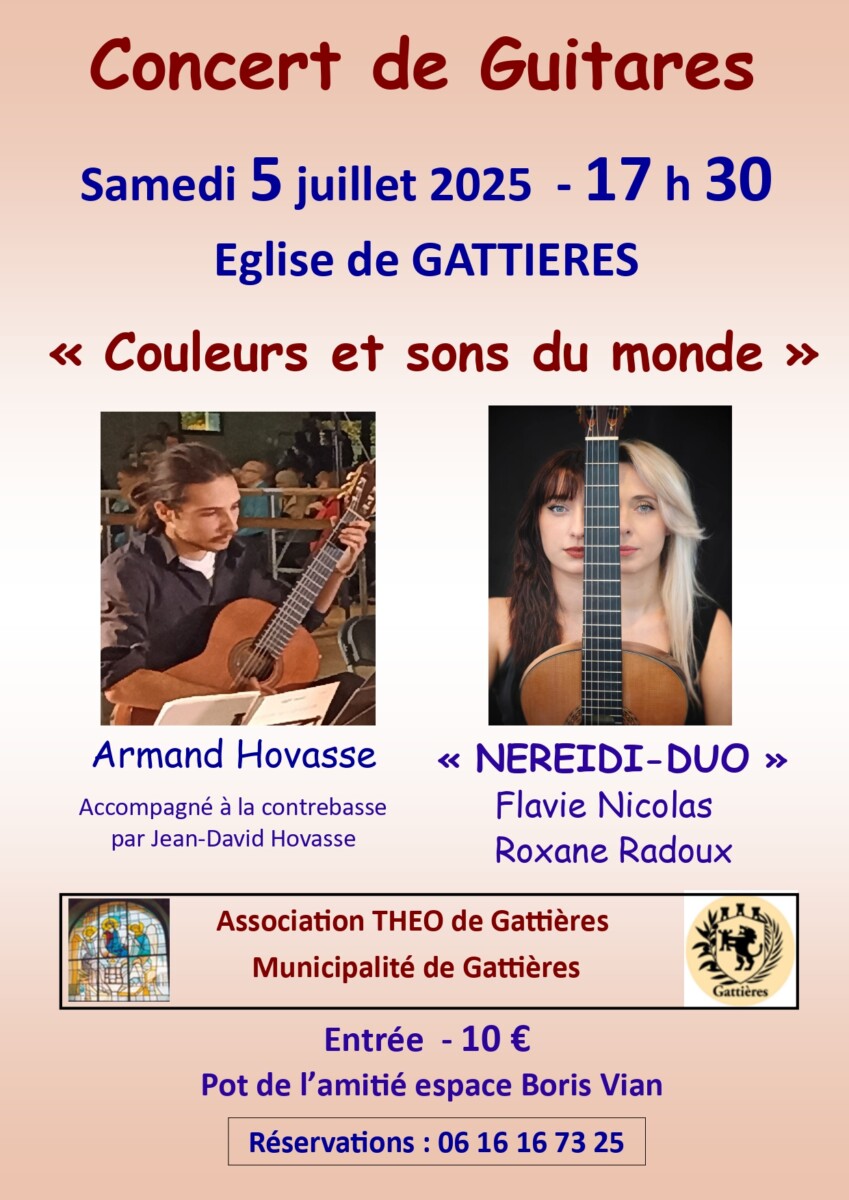 Concert de Guitares - Couleurs et sons du monde
