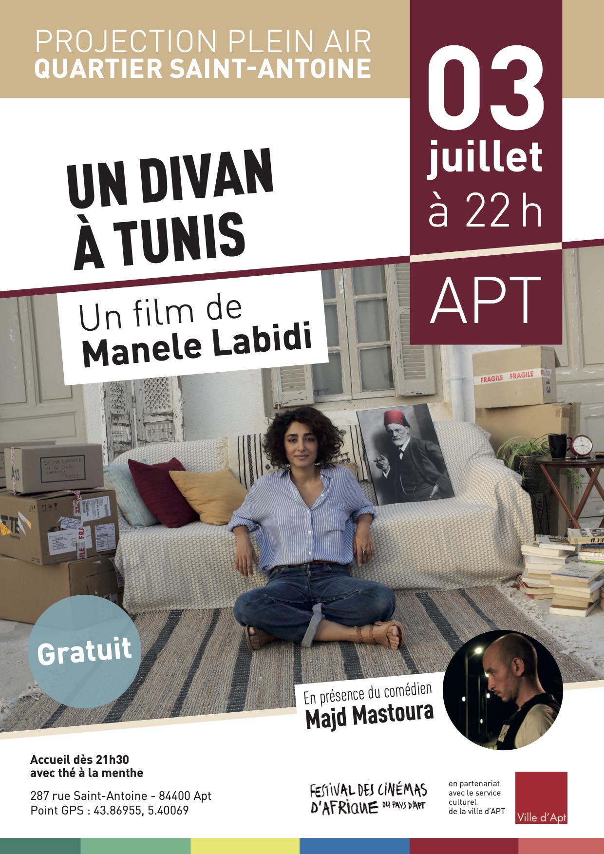 cinma plein air/UN DIVAN A TUNIS