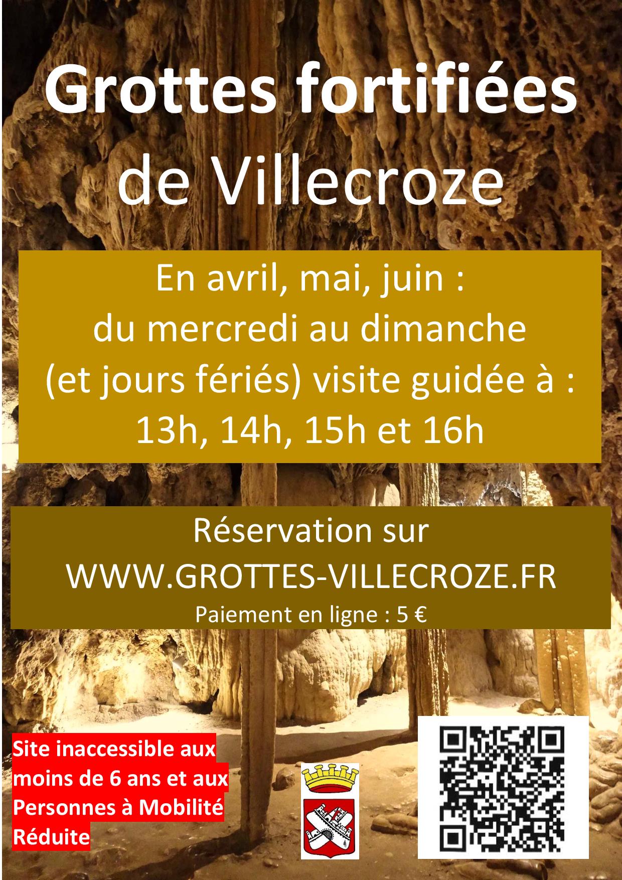 Visite des Grottes fortifies de Villecroze
