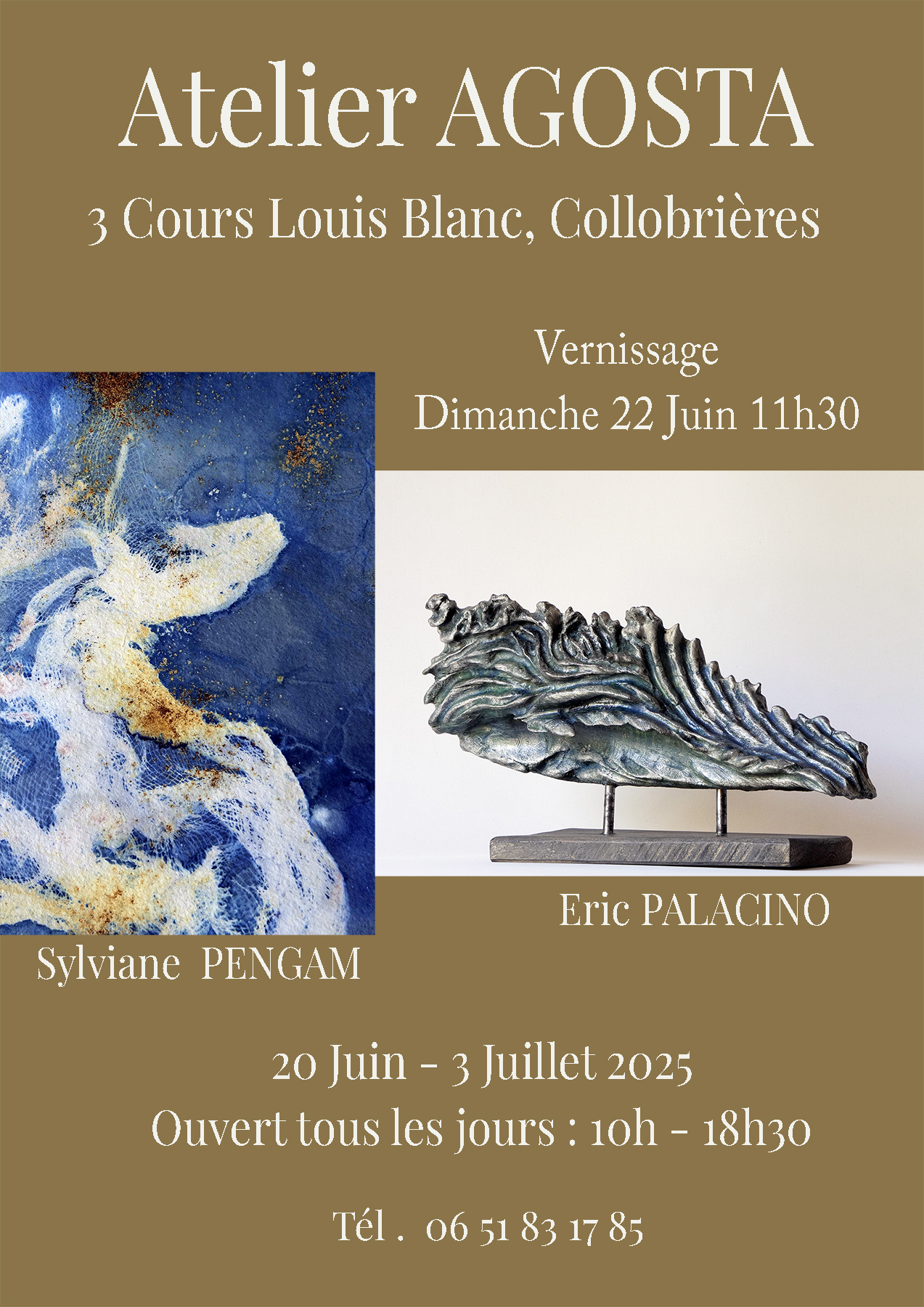 Exposition : Eric Palacino et Sylviane Pengam