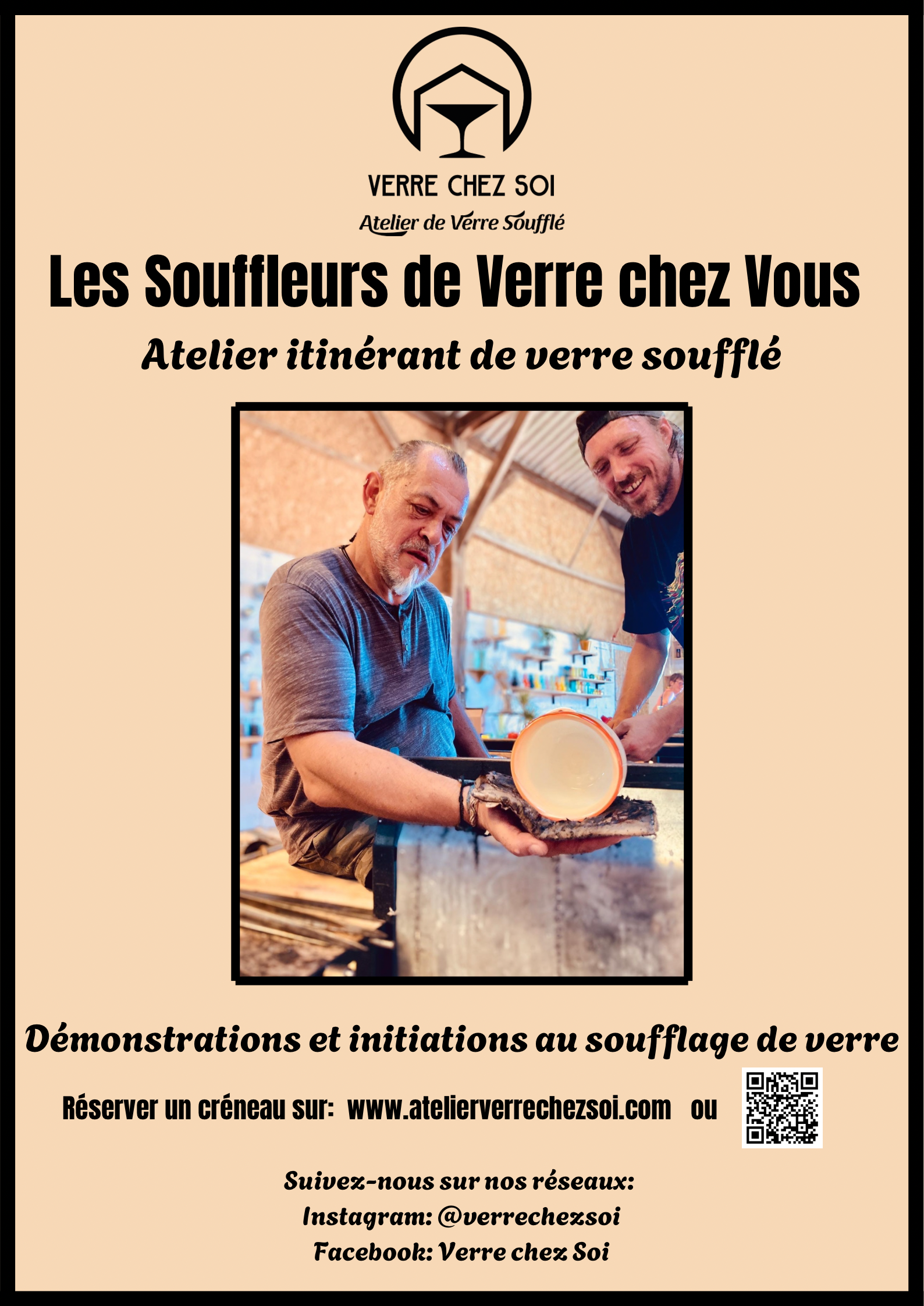 Dmonstration et initiation souffleurs de verre
