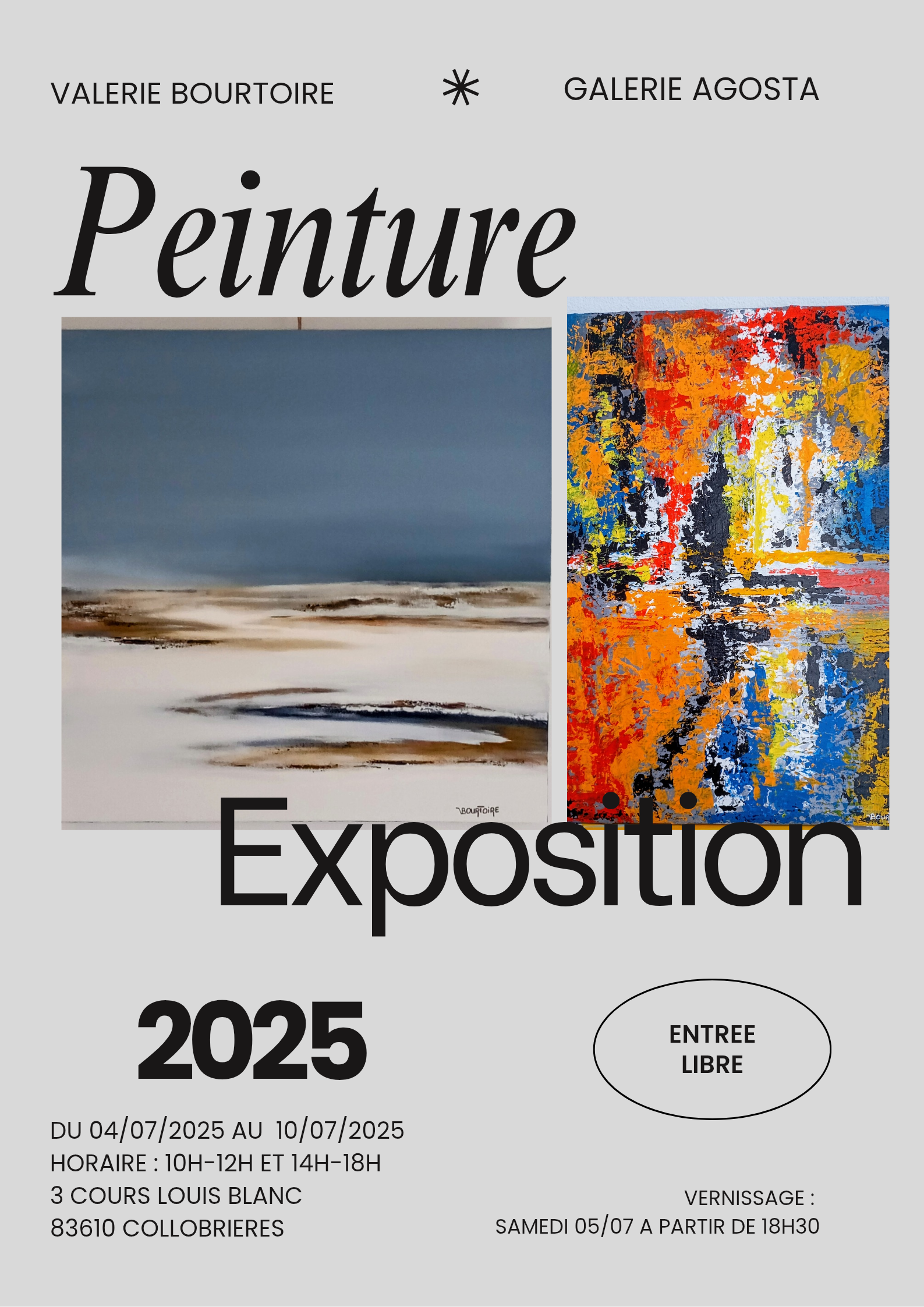Exposition : Valrie Bourtoire