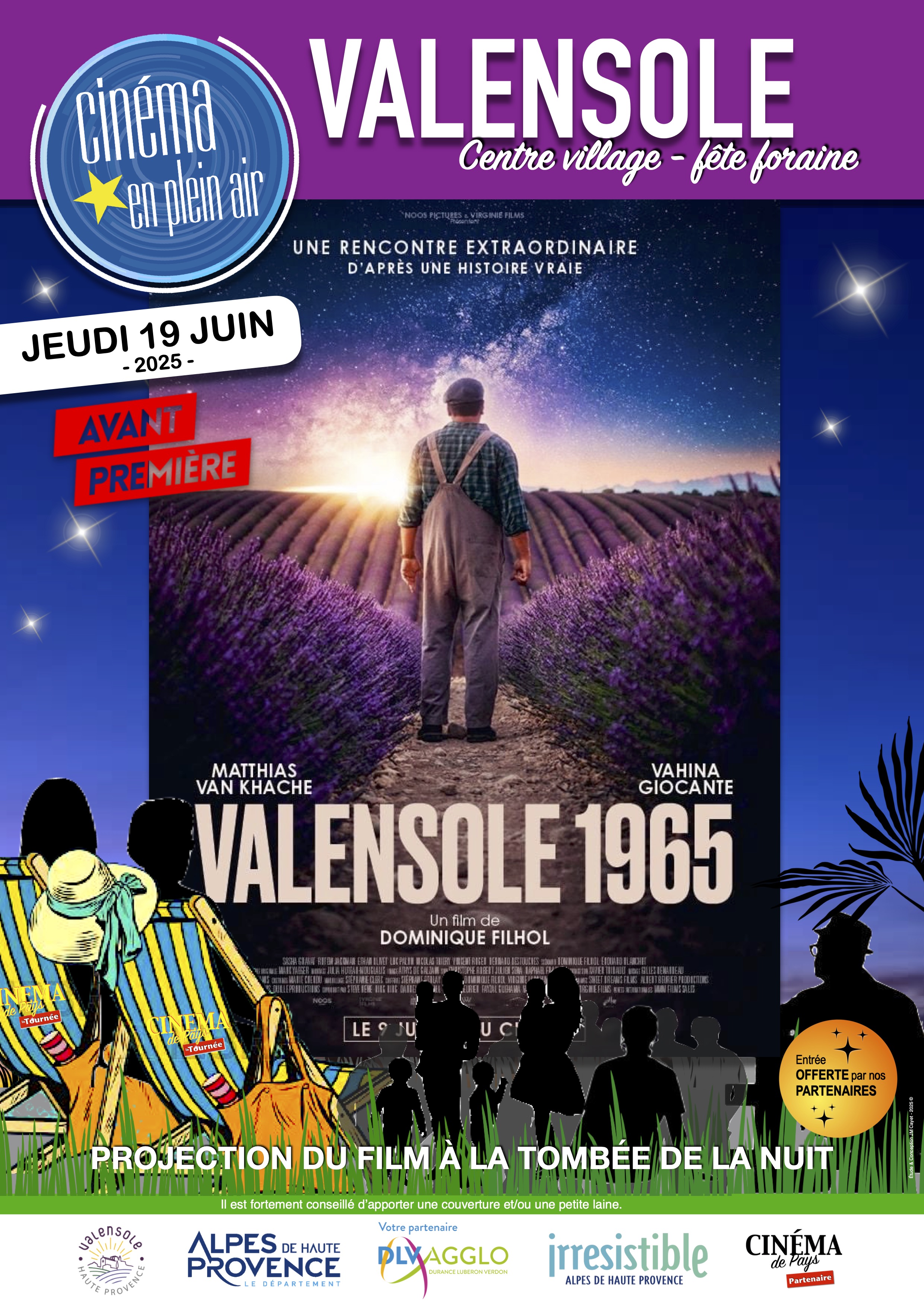Film VALENSOLE 1965 avant premire