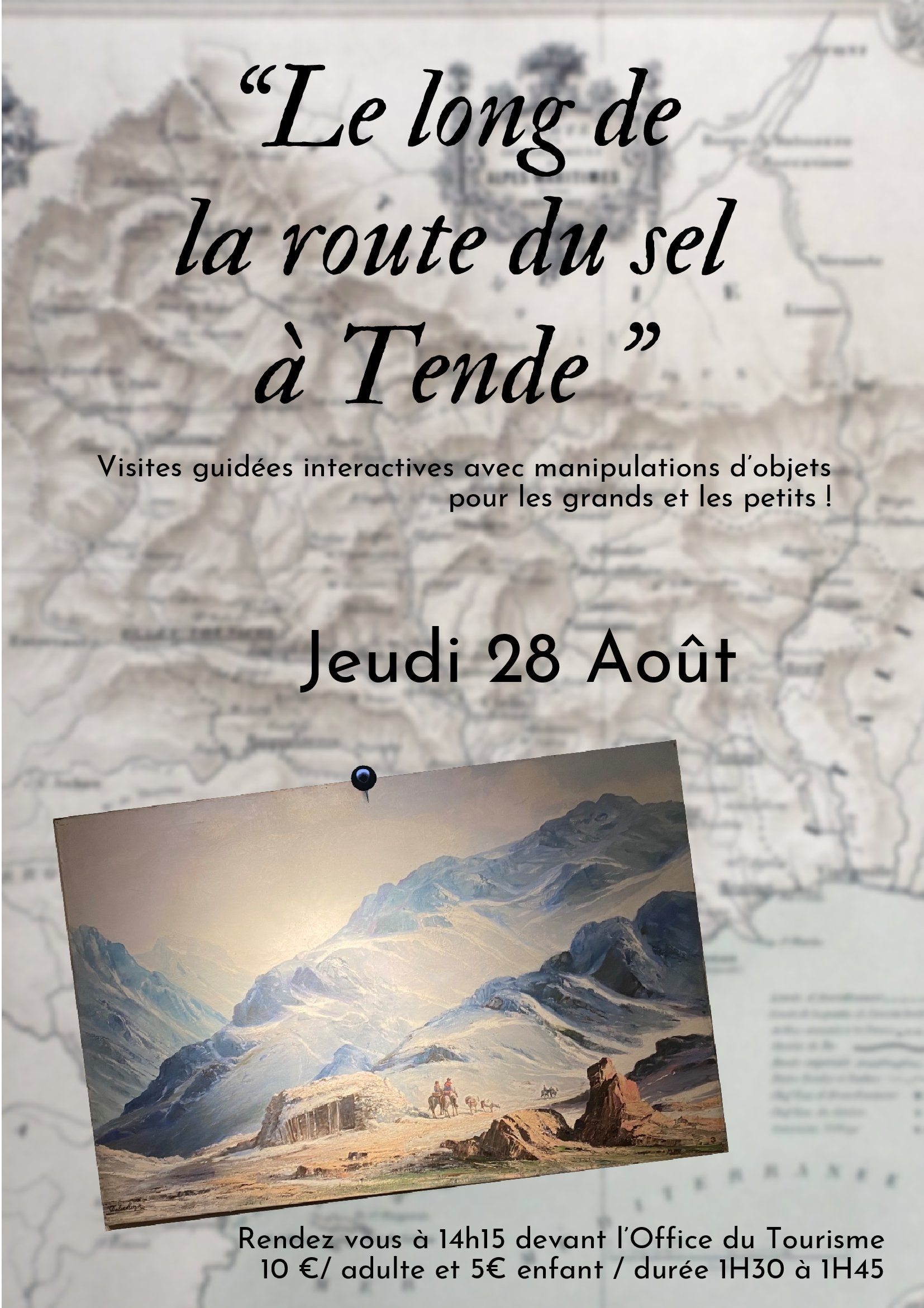 Visite guide interactive : Le long de la route du sel  Tende