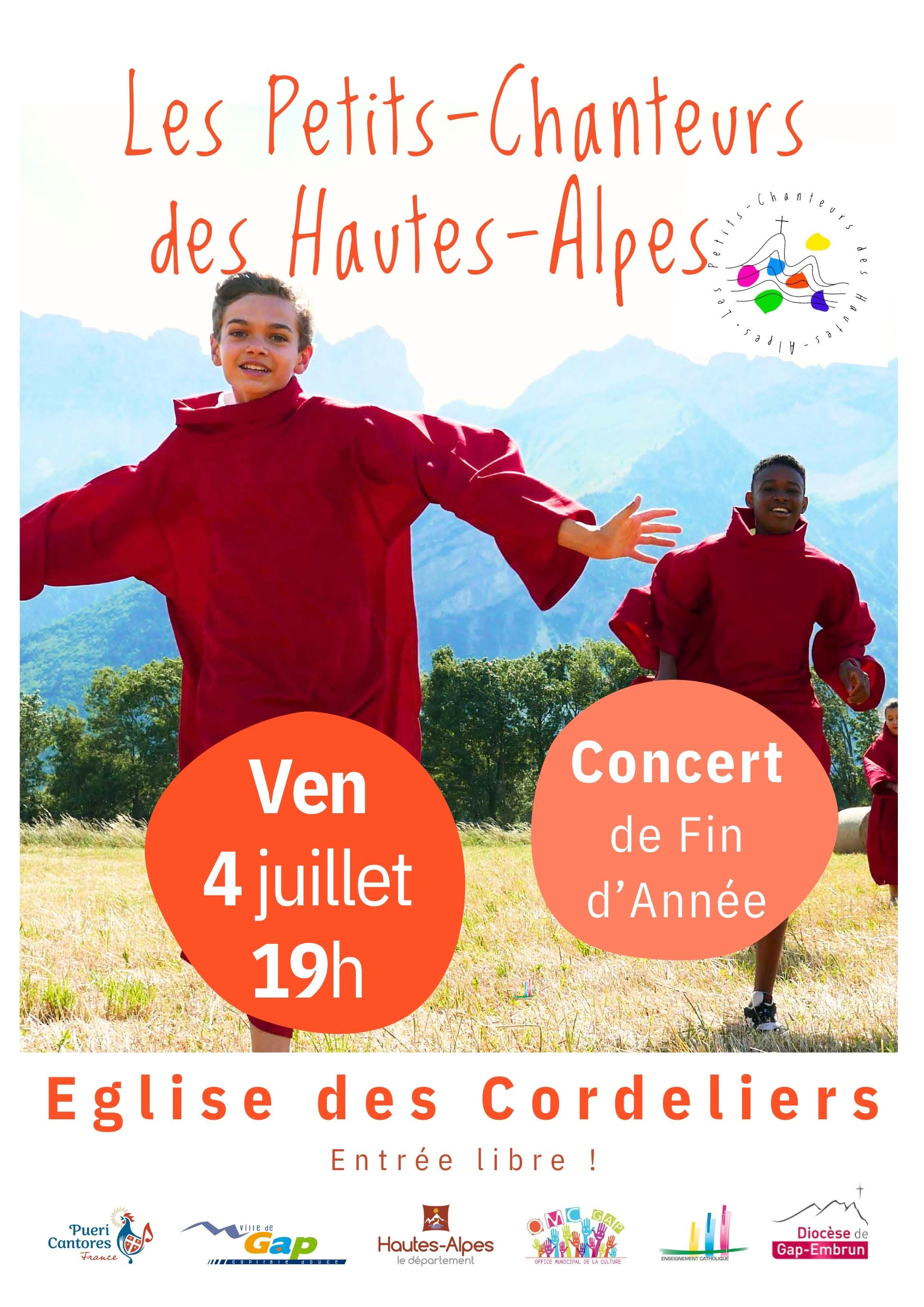Concert de fin d'anne des Petits-Chanteurs des Hautes-Alpes