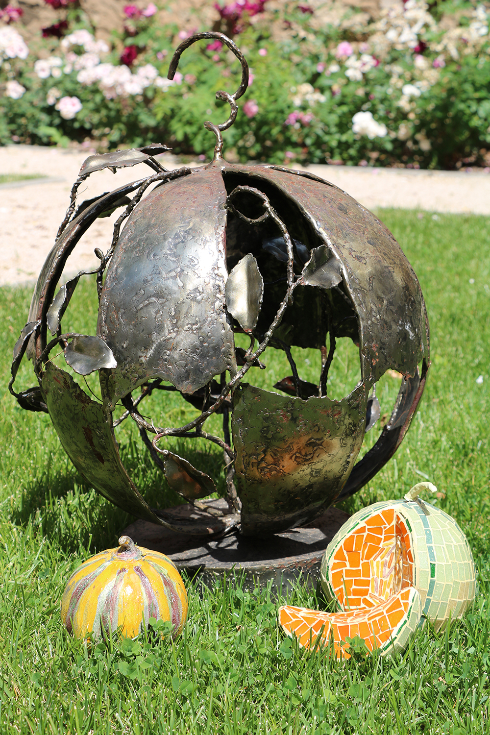 Le melon de la plante  l'assiette - Exposition