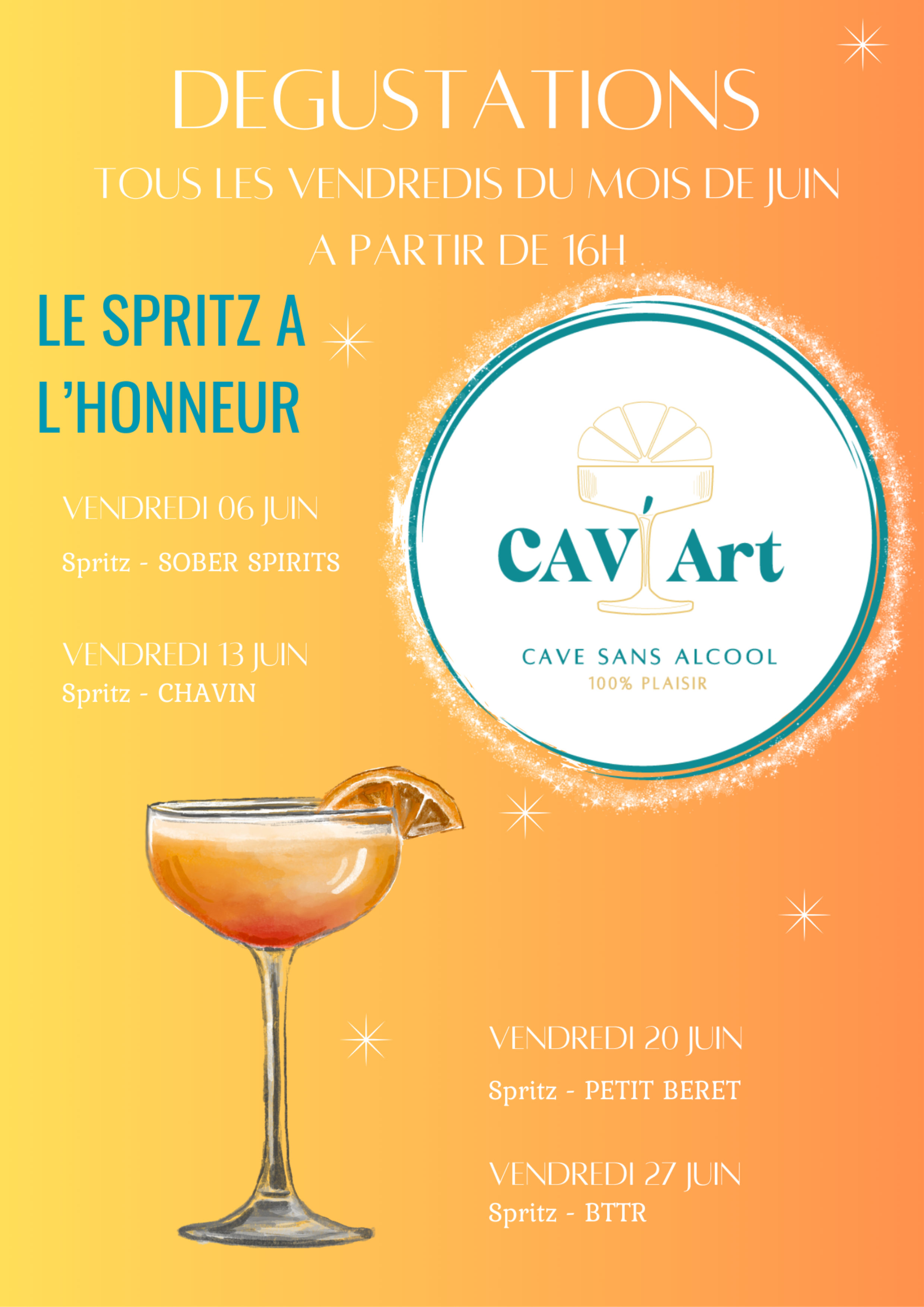 Dgustation gratuite et dcouverte des boissons sans alcools