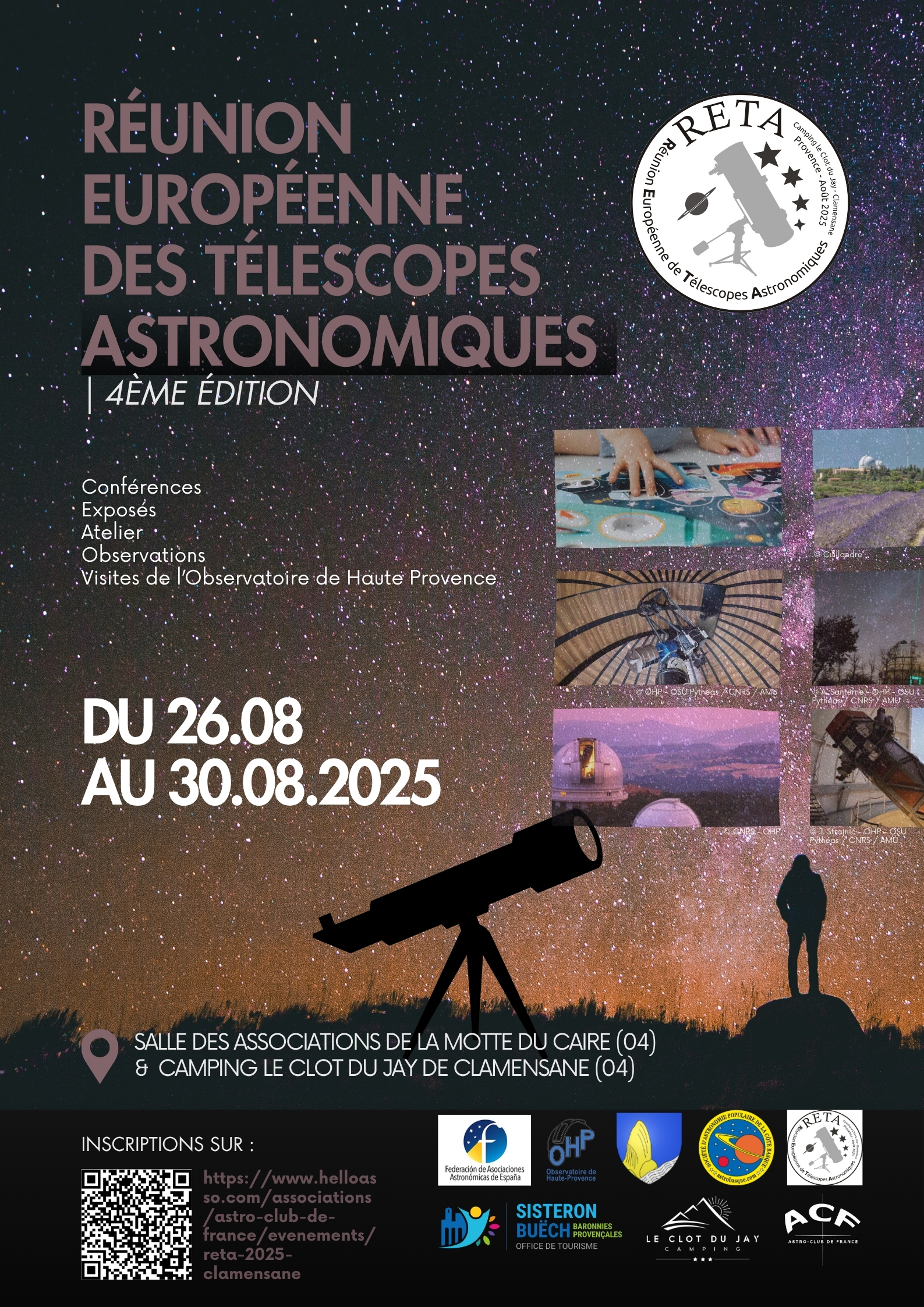 4me Runion Europenne des Tlescopes Astronomiques