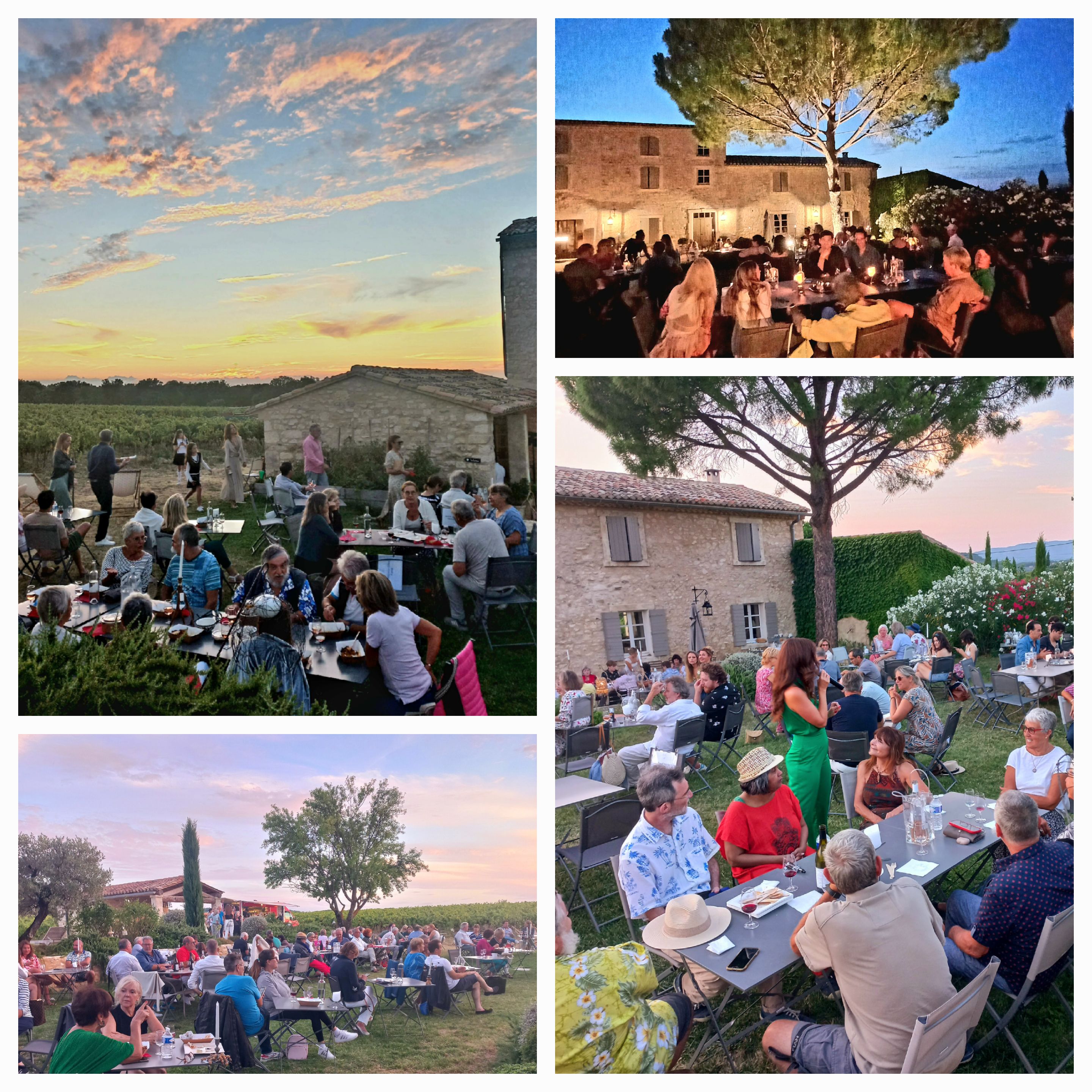 Apro concert & le duo Renaud & Co au Domaine du Chat Blanc
