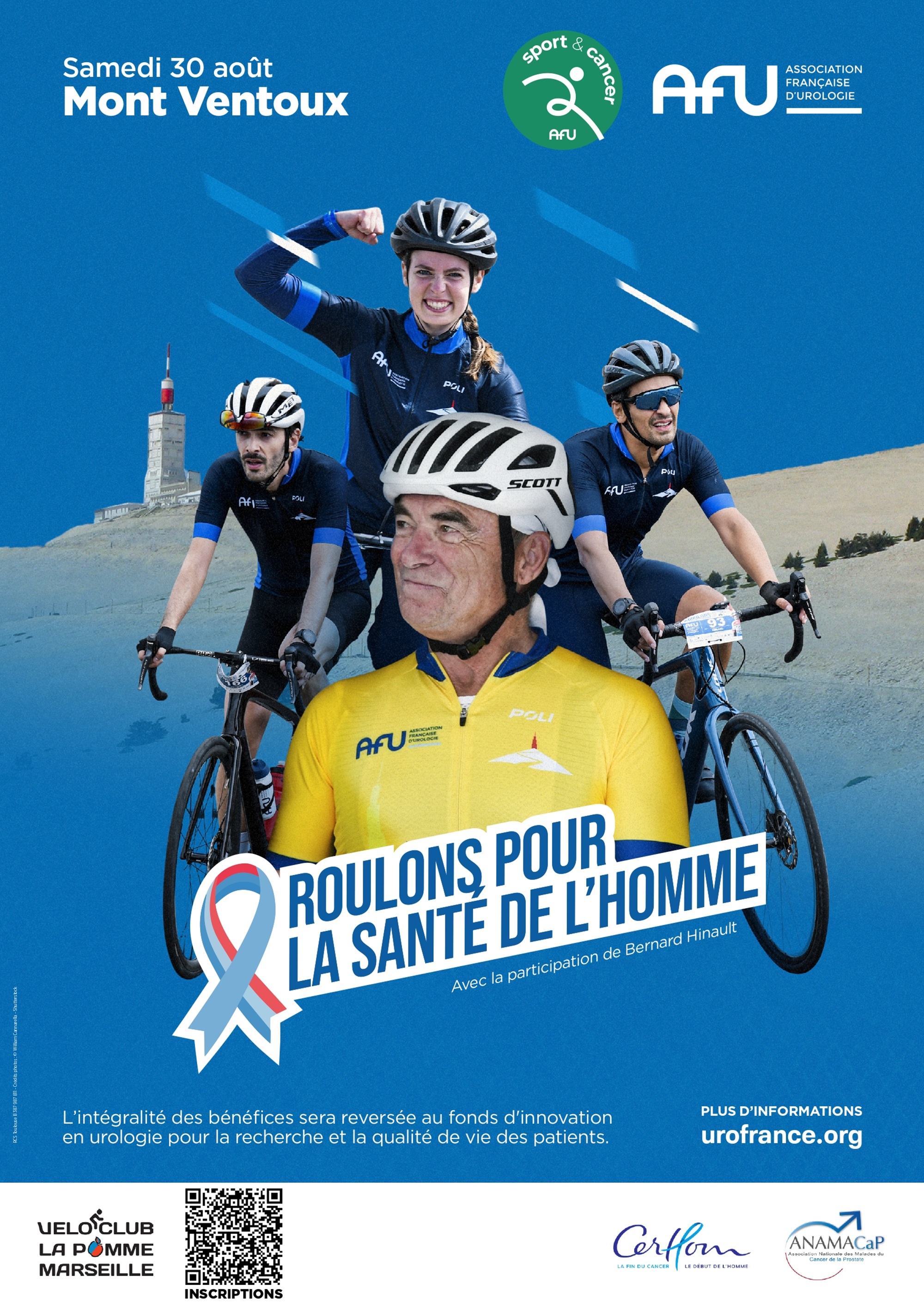 Roulons ensemble contre le cancer au Mont Ventoux