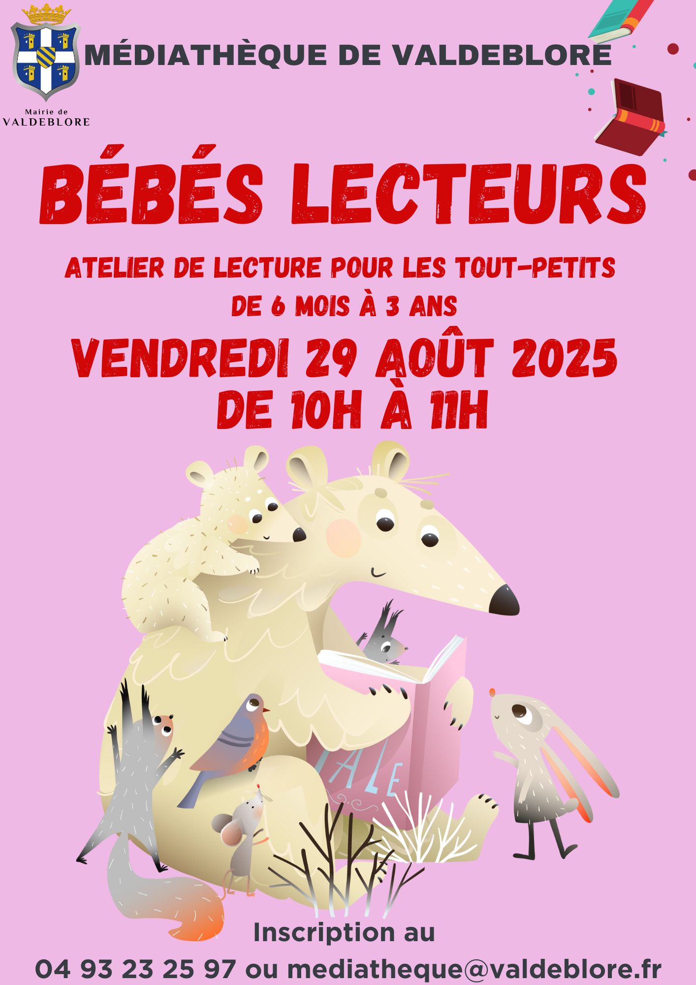 Bbs lecteurs  la Mdiathque de Valdeblore