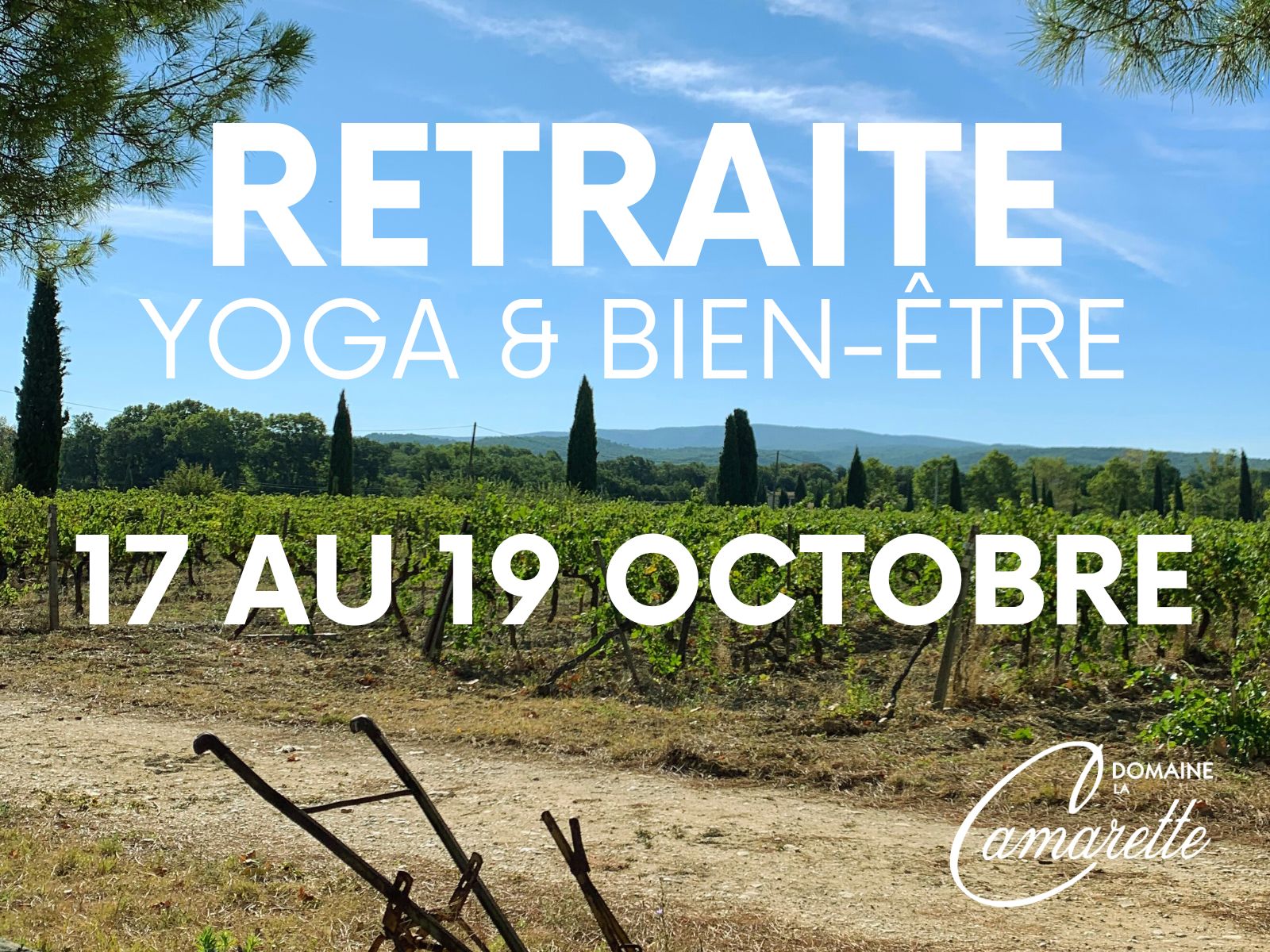 Retraite Yoga & Bien-tre au domaine de la Camarette