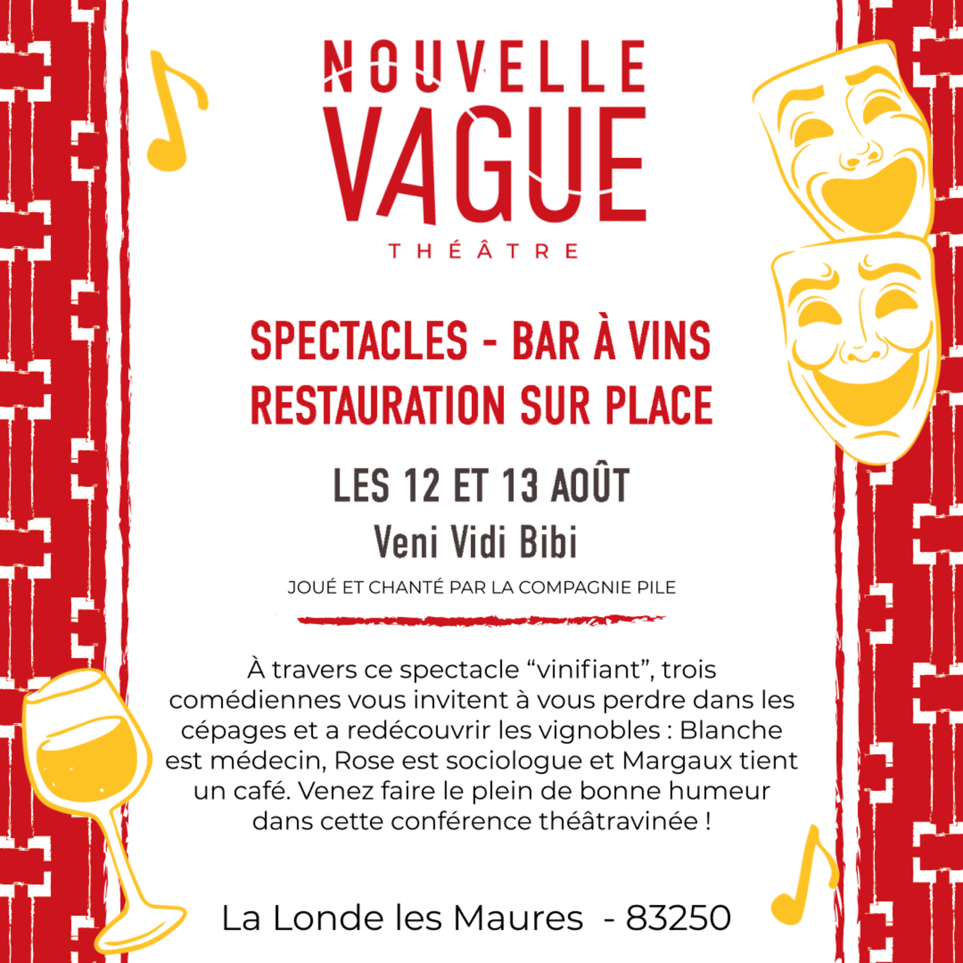 Soires thtre  Figuire : Veni Vidi Bibi