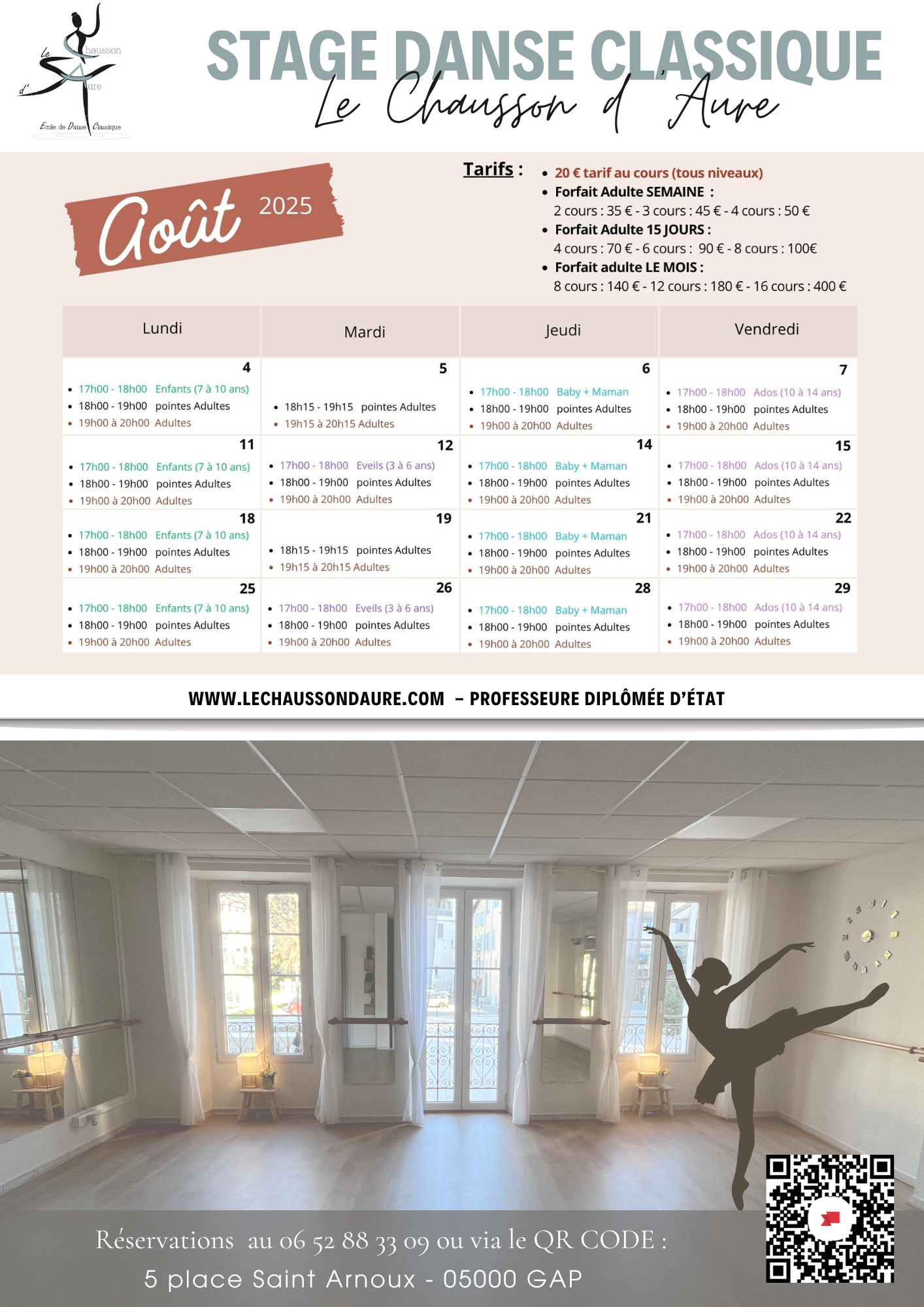 Stage de danse classique