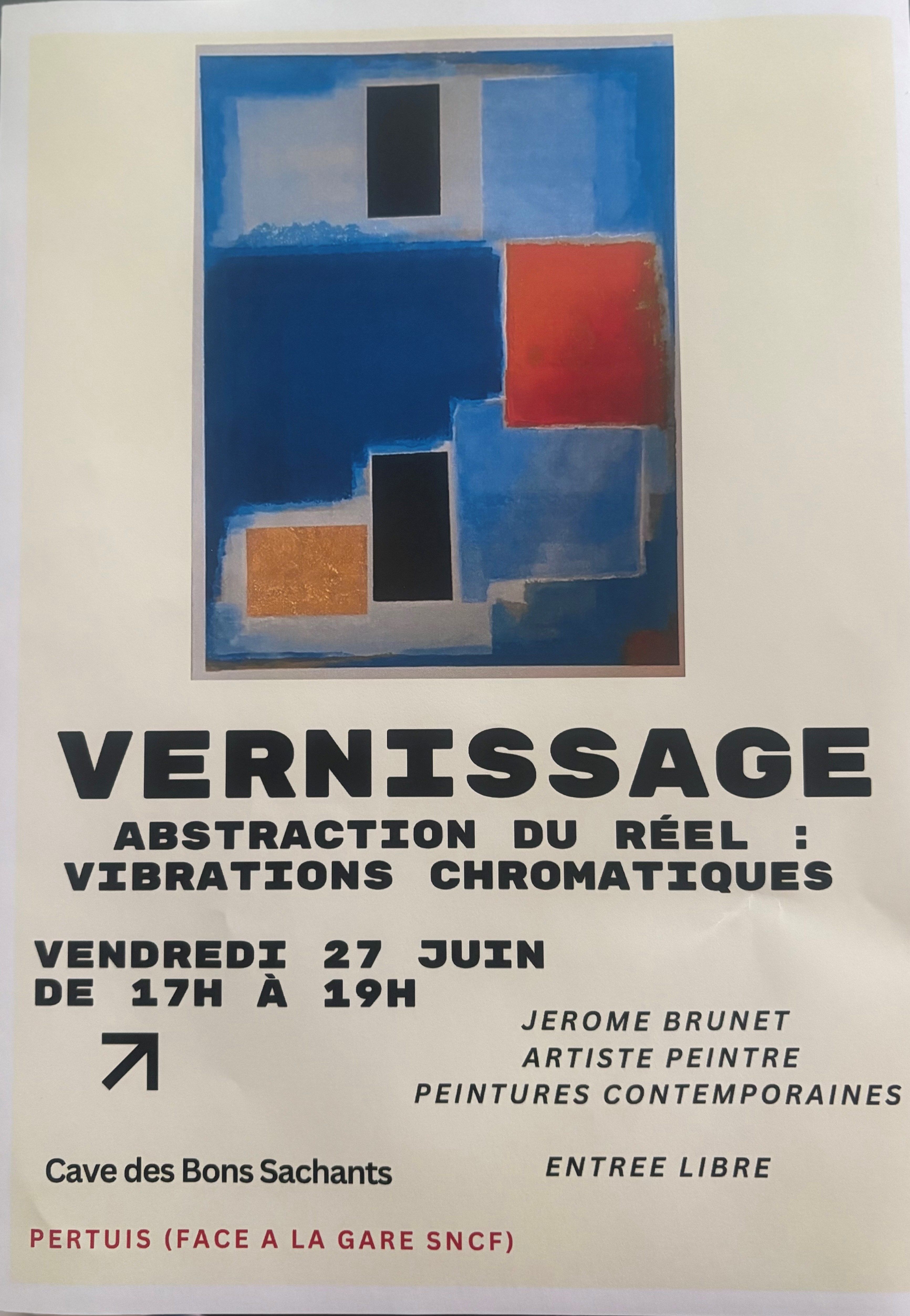Vernissage peintures contemporaines