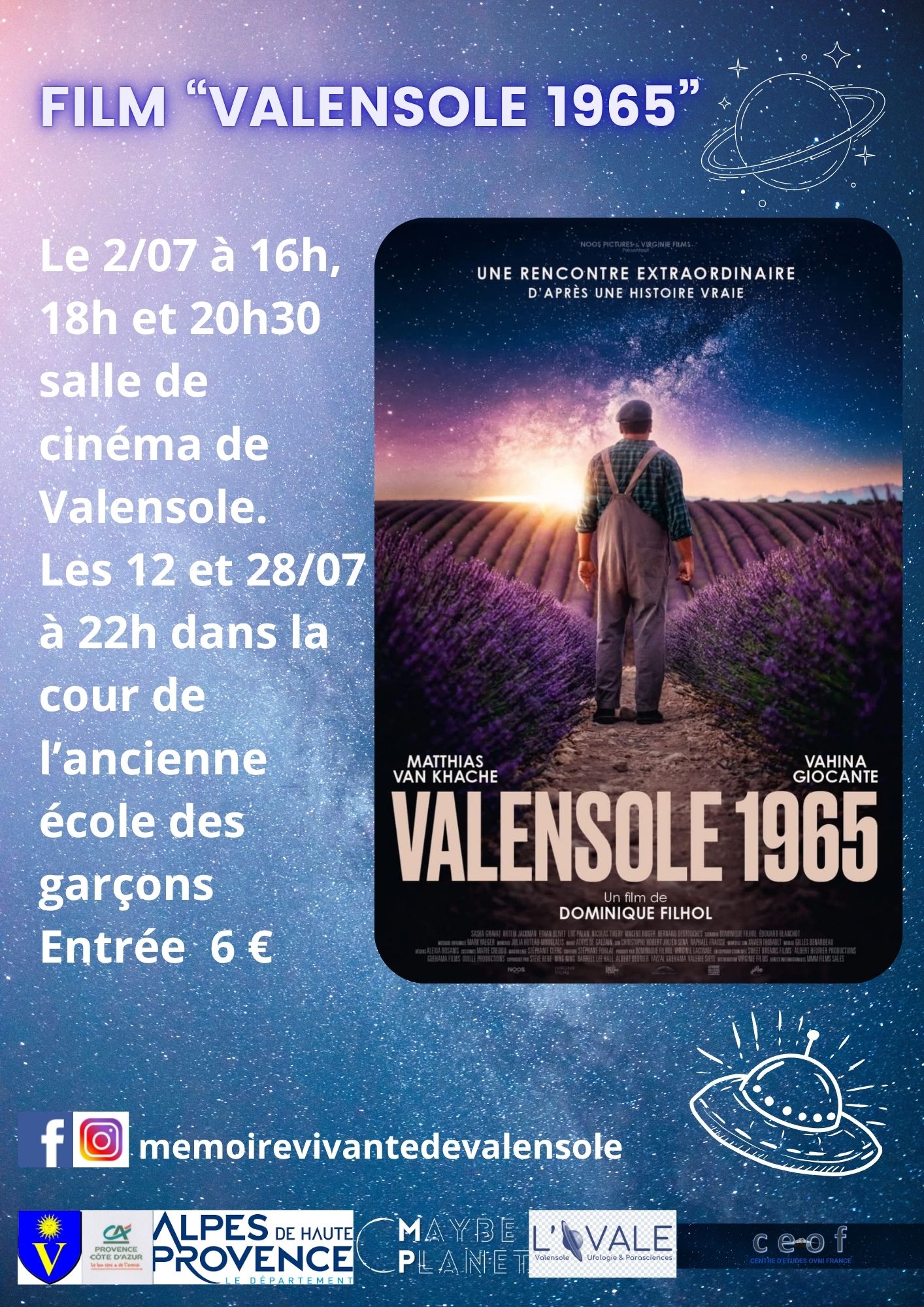 VALENSOLE 1965 au cinma