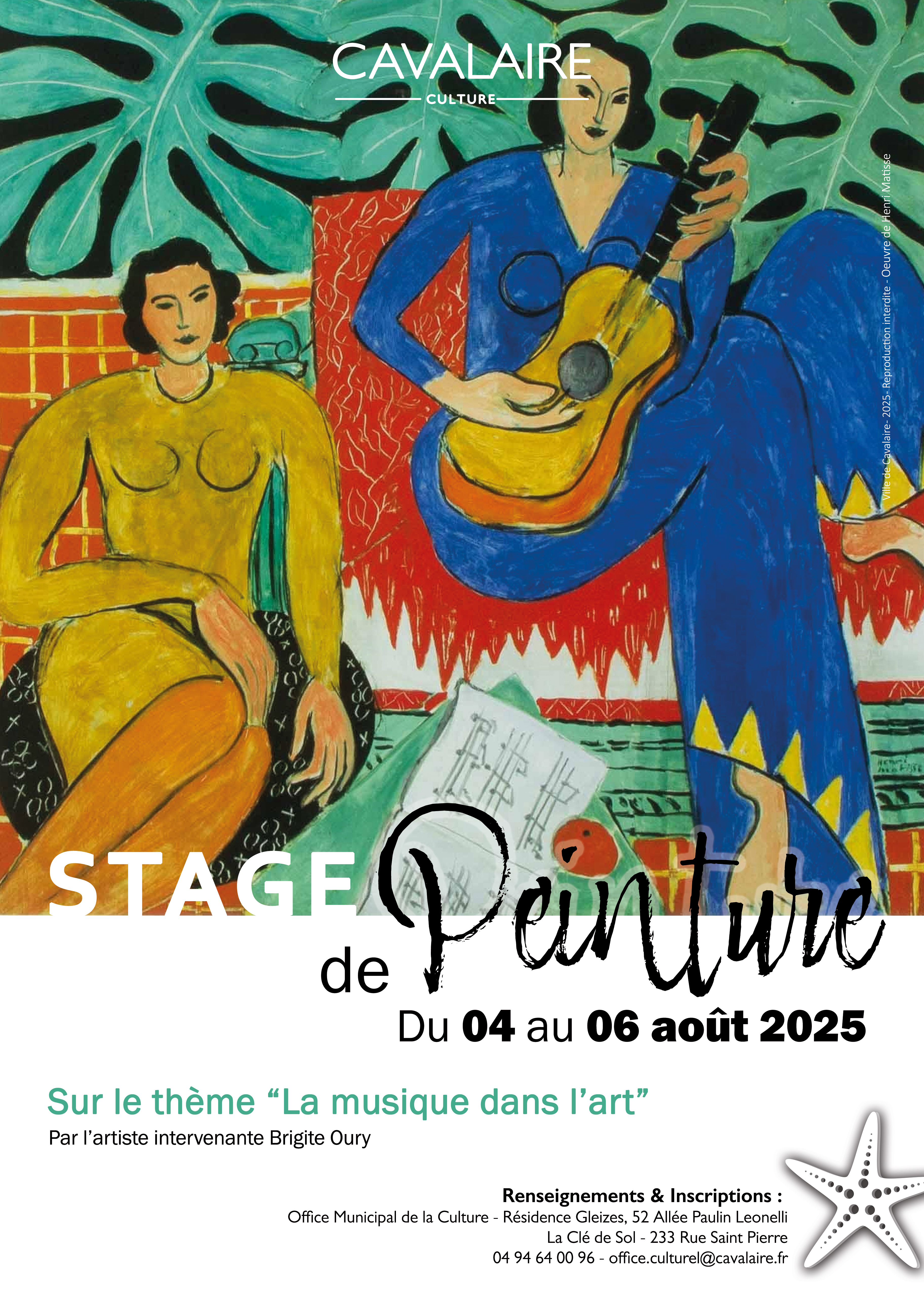 Stage de peinture adultes et enfants