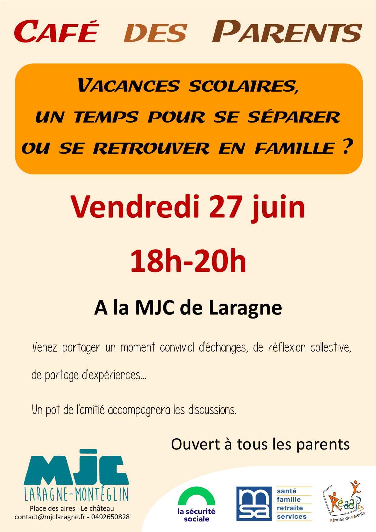 Caf des parents