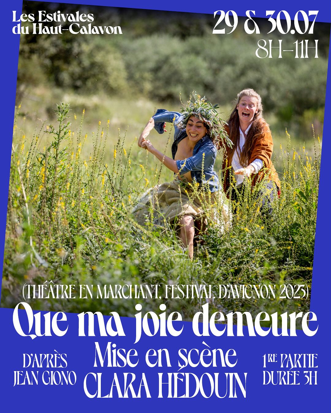 Thtre itinrant | Que ma joie demeure - Clara Hdouin (d'aprs Giono)