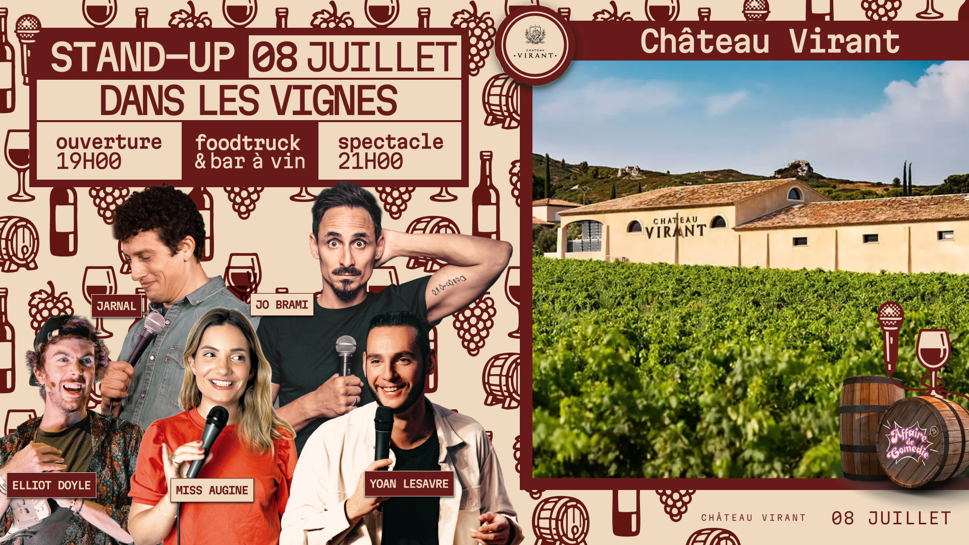 Affaire de Comdie au Chteau Virant