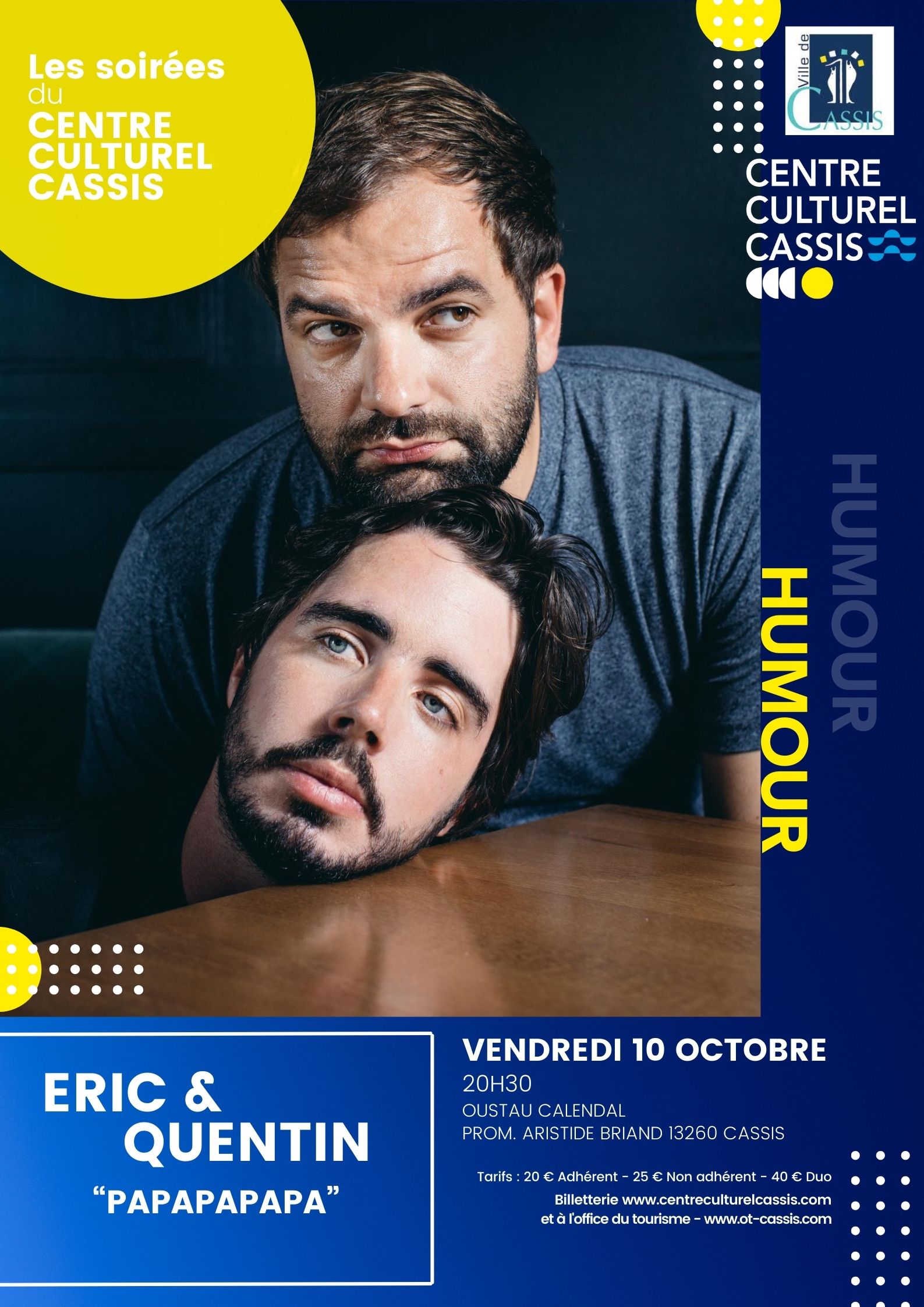 Les Soires du Centre Culturel - Eric & Quentin 