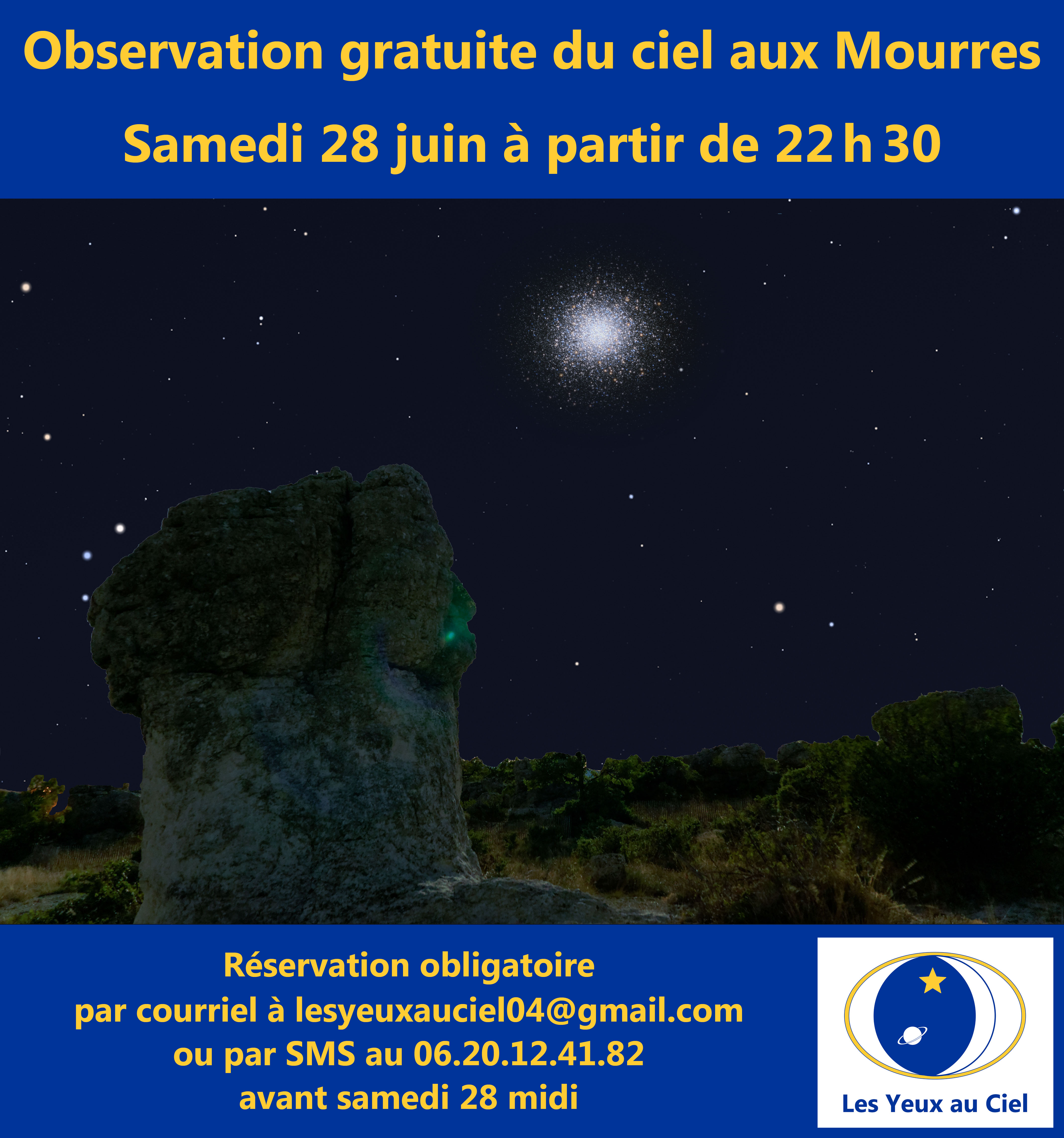 Observation du ciel aux Mourres