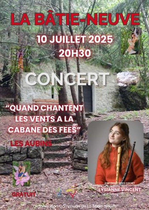 Concert  la cabane des fes