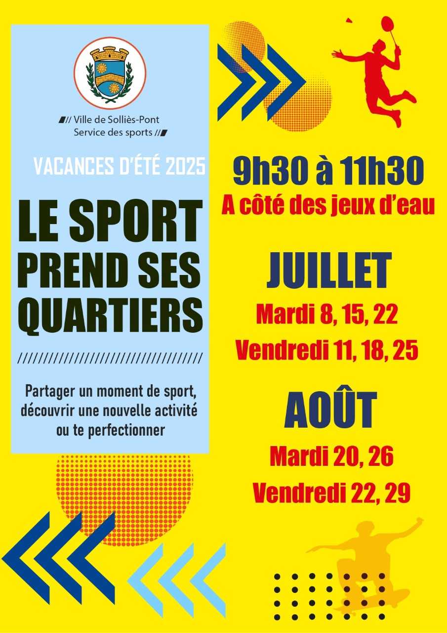 Le sport prend ses quartiers