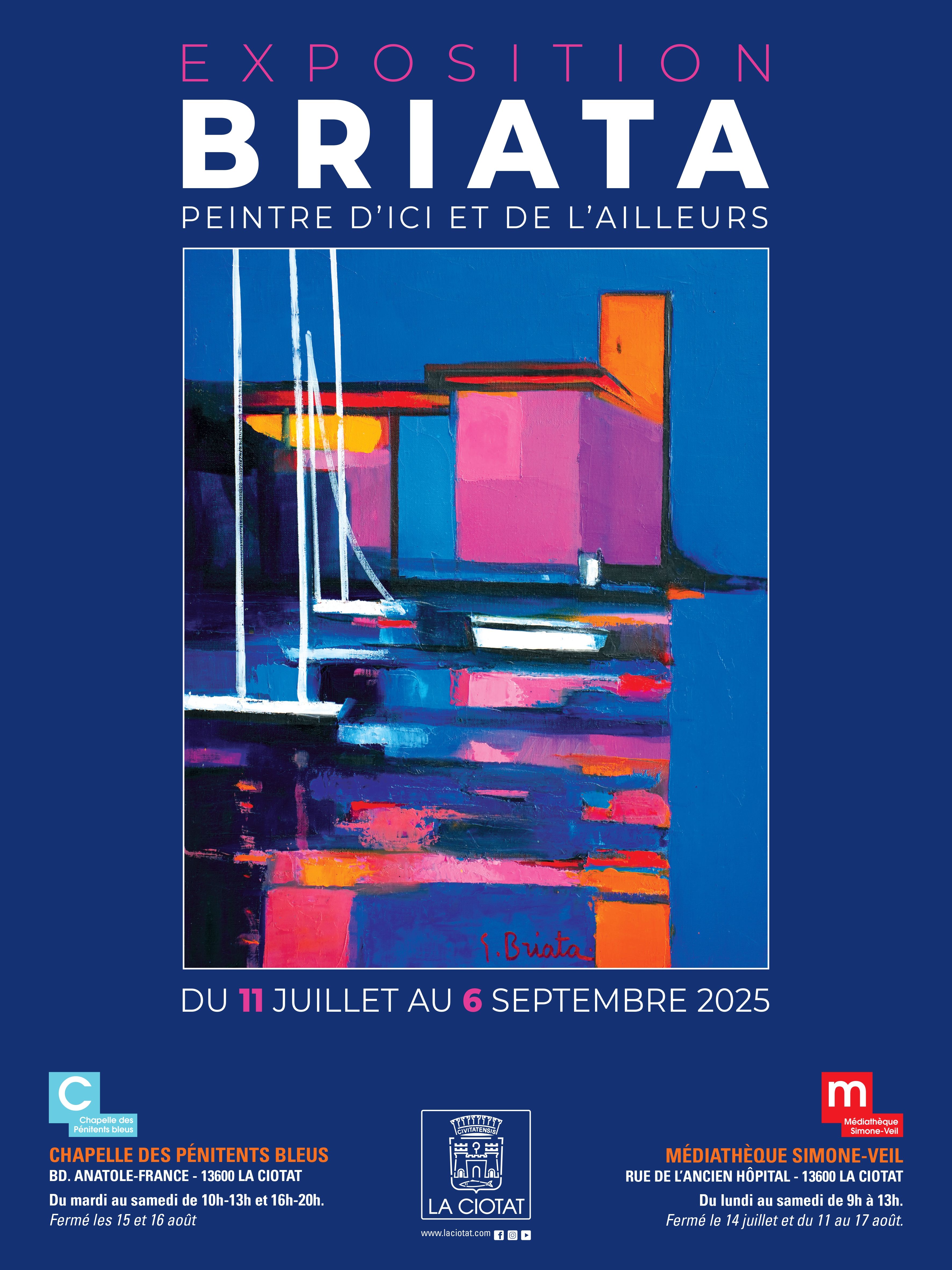 Exposition Briata, peintre d'ici et de l'ailleurs