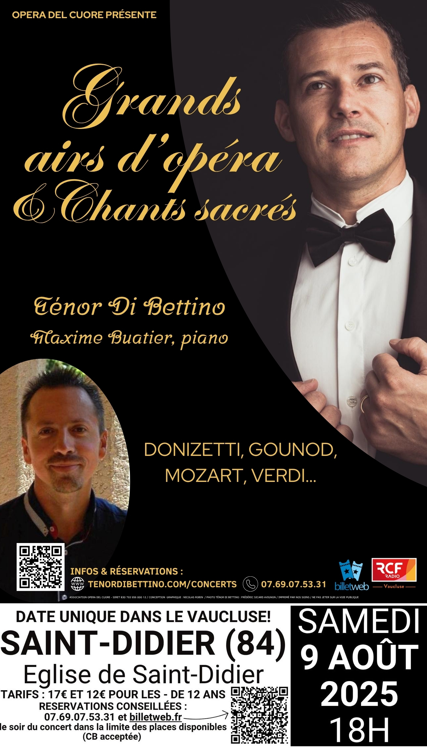Grands airs d'Opra et chants sacrs