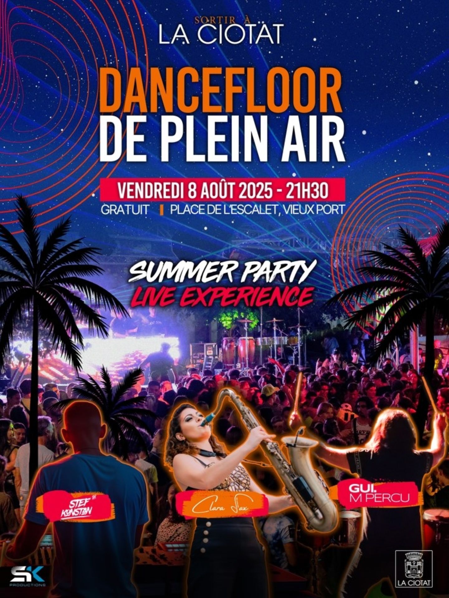 Dancefloor de plein air, Live Experience