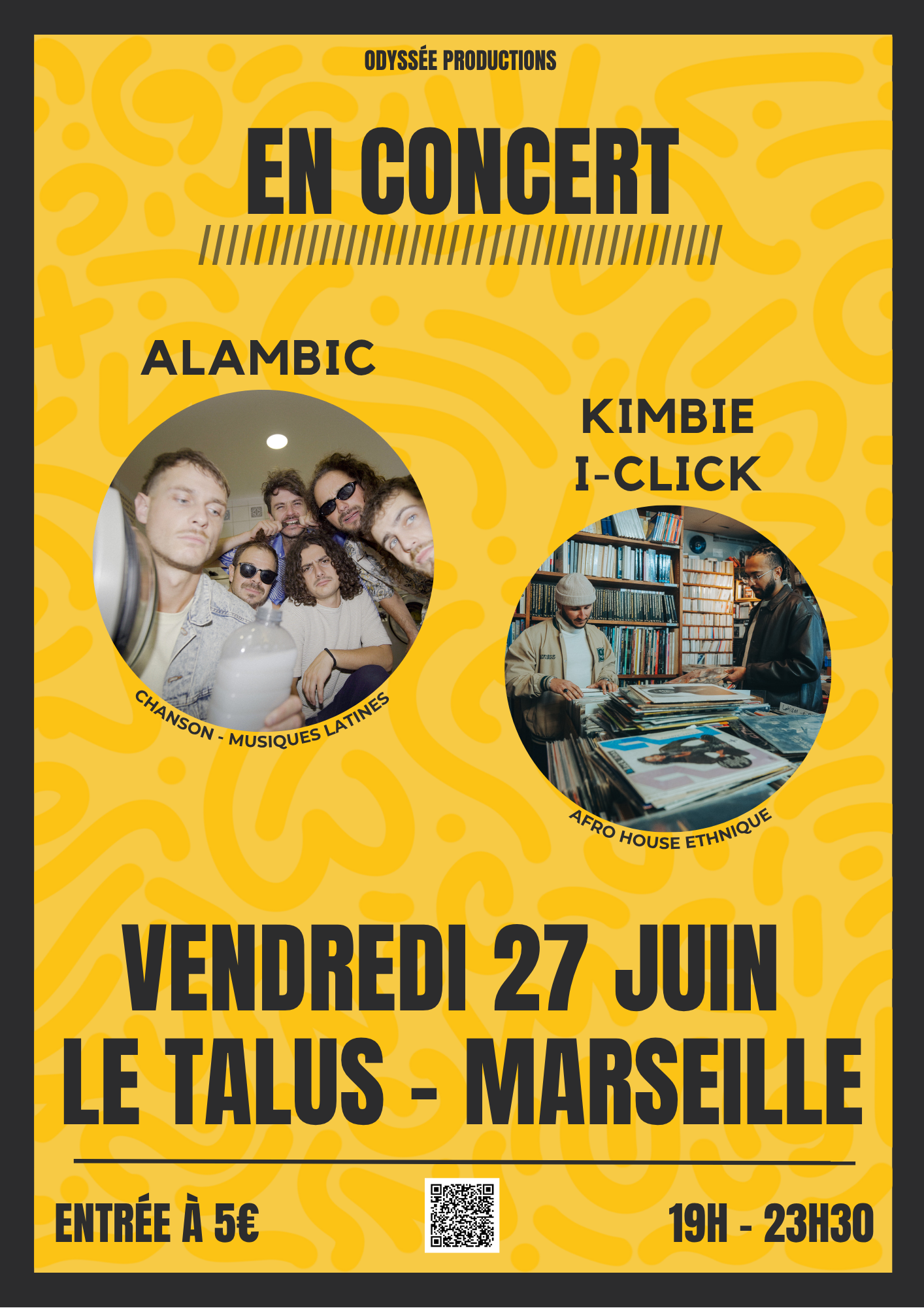 Alambic et Kimbie x I-Clik en concert