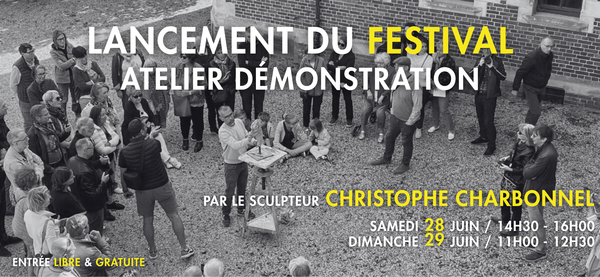 Buzz Art Festival - Ateliers avec Christophe Charbonnel