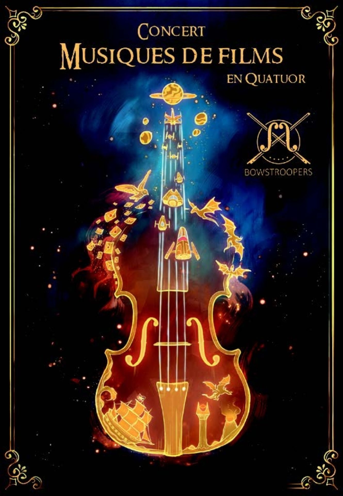 Cin concert : Quatuor Bowstroopers
