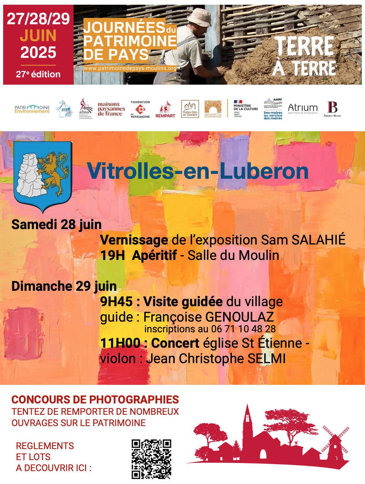 Visite guide de Vitrolles en Luberon par Franoise Genoulaz