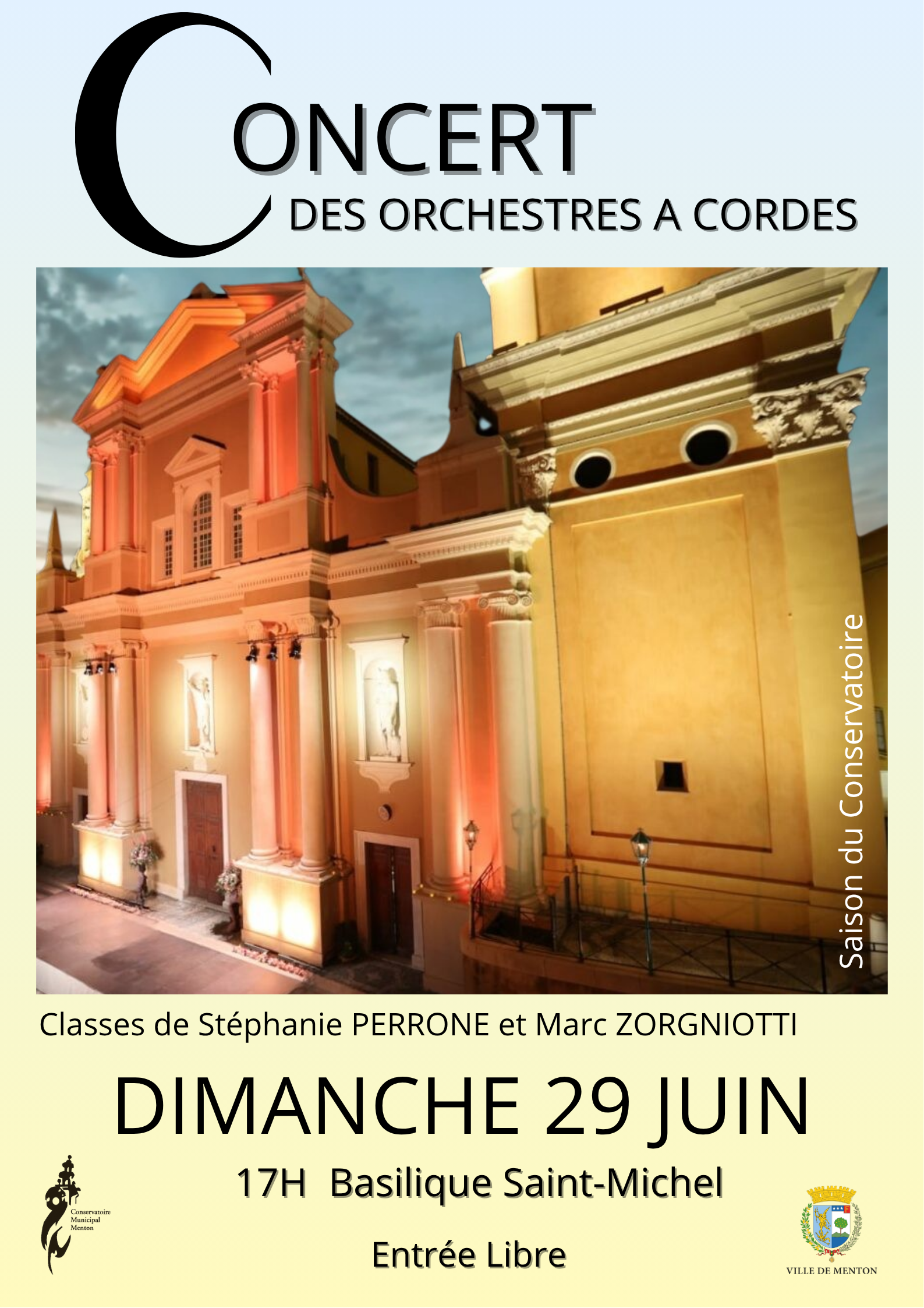 Concert des orchestres  cordes