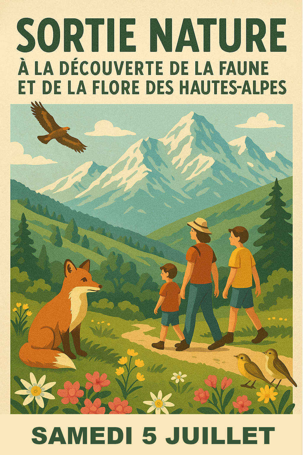 Sortie nature : dcouverte de la faune et flore des Hautes-Alpes