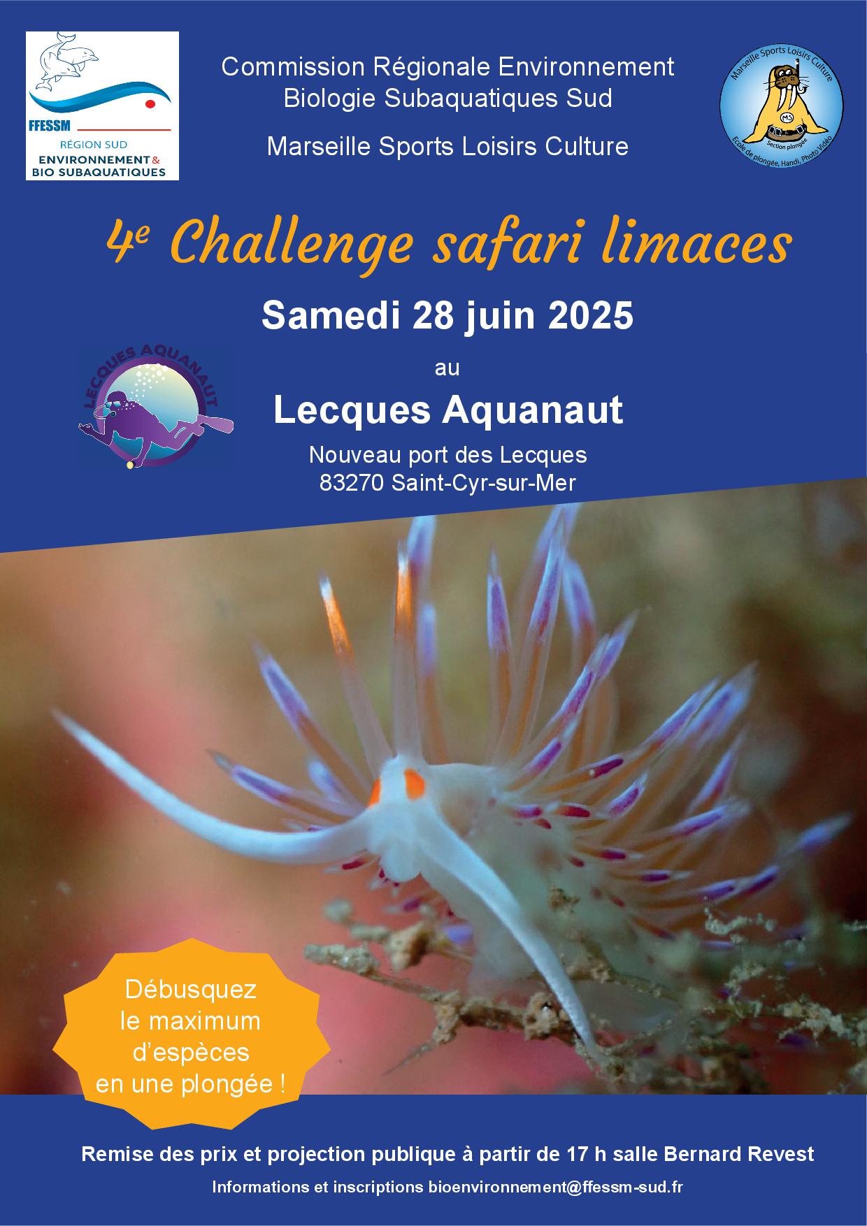 4me Challenge safari Limaces