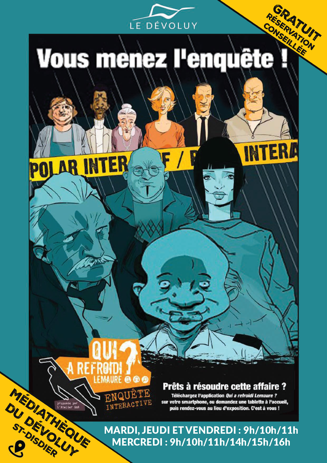 Enqute interactive - Qui a refroidi Lemaure ?