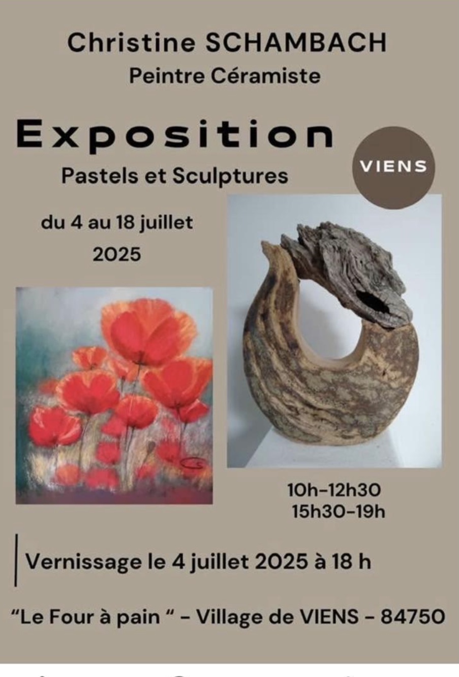 Exposition de pastels et sculptures