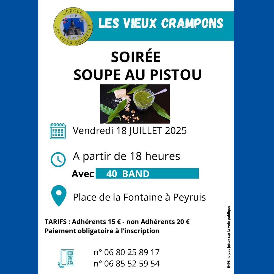 Soire soupe au pistou