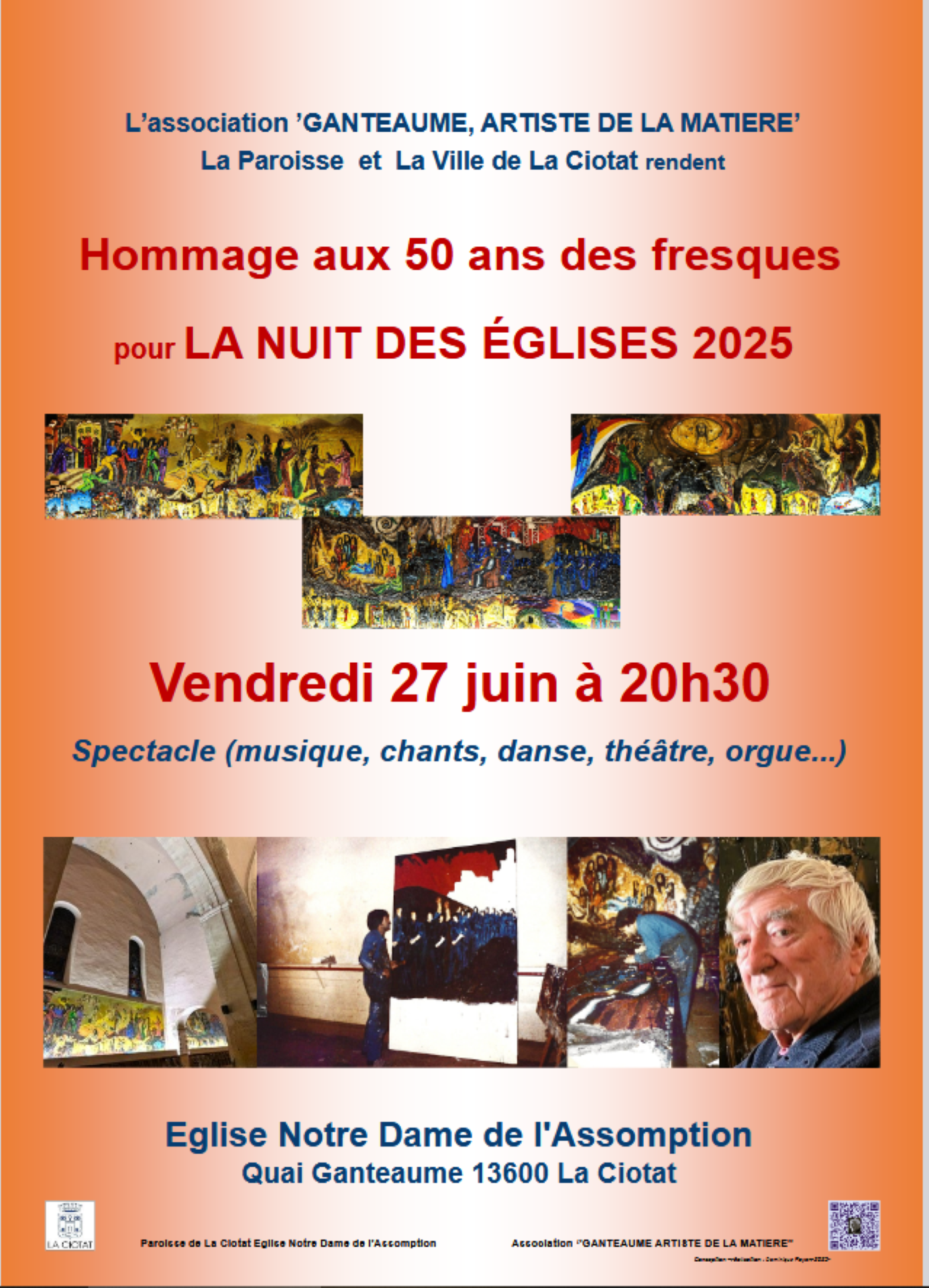 Soire-anniversaire des 50 ans du triptyque de Gilbert Ganteaume