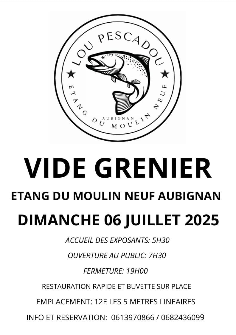 Vide grenier de Lou Pescadou