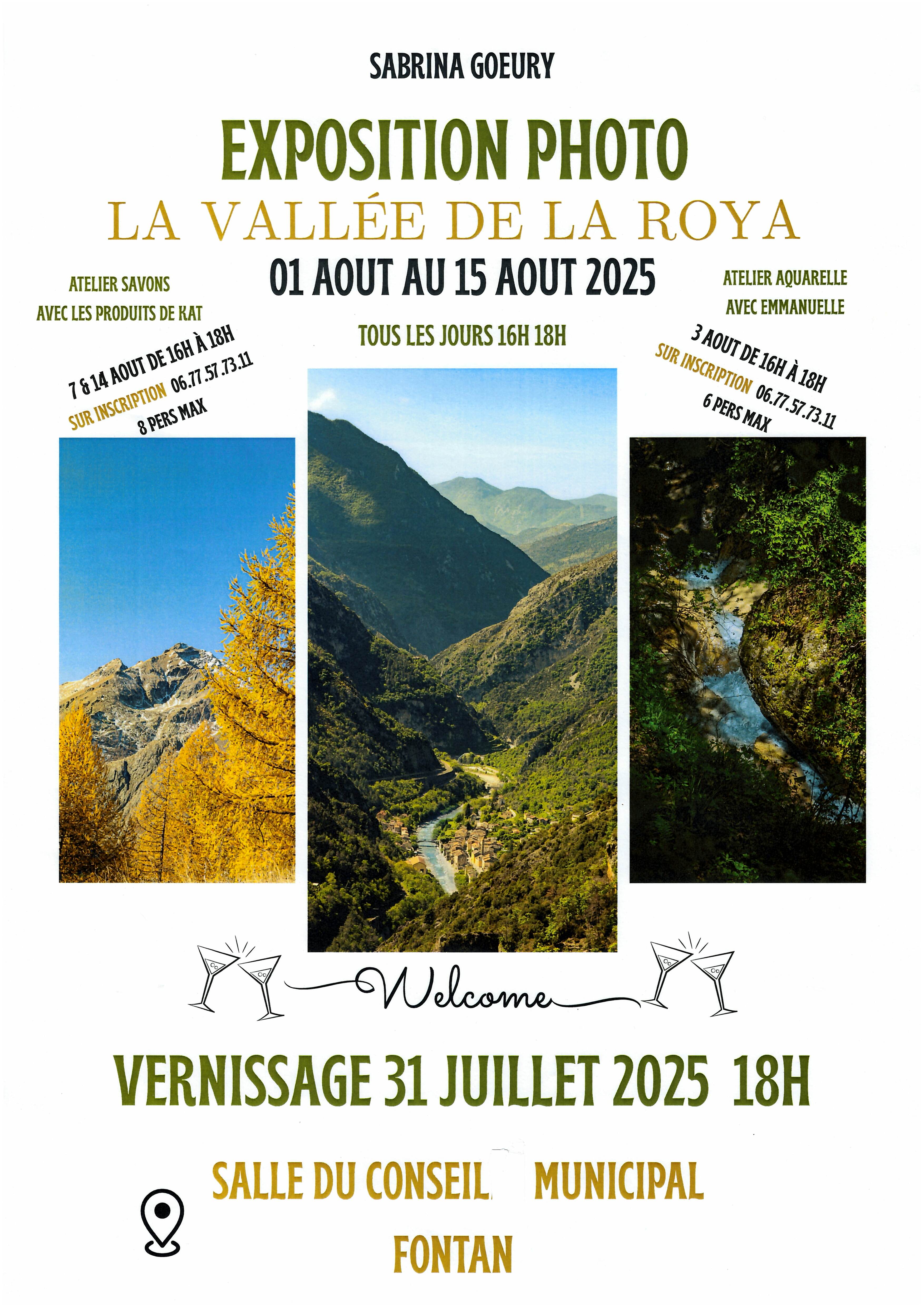 Vernissage de l'exposition photo : La valle de la Roya