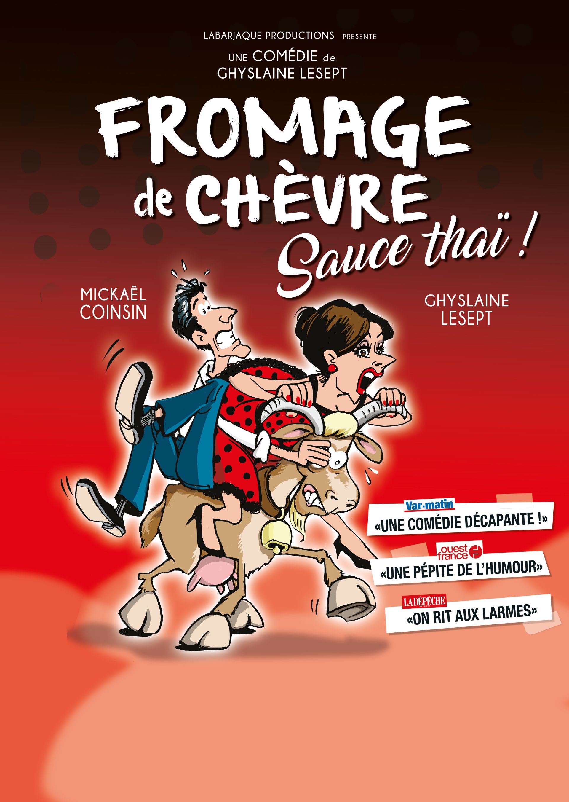 Fromage de chvre sauce Thai